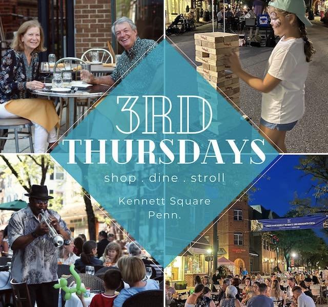 Come to 3rd Thursday tonight in downtown Kennett Square! Enjoy outdoor dining, entertainment,  extended shopping hours and visiting the Kennett Community Grocer table.  We&rsquo;ll see you on State Street from 5:30 -10pm!

🔗 Learn more at KCGrocer.c