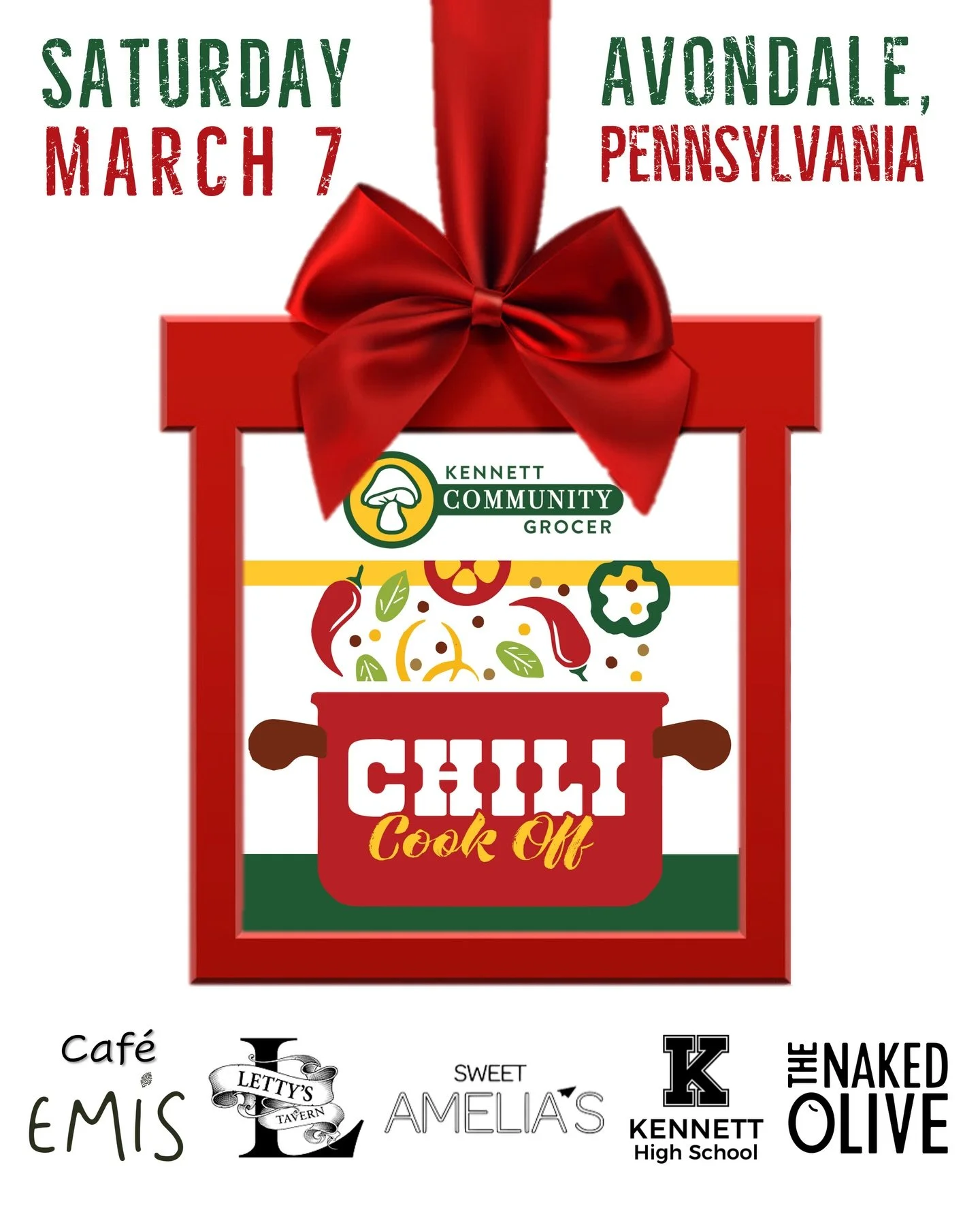 🎁 This holiday season, get them something they&rsquo;ll actually use: Chili Cook-off tickets are officially on sale!

Give someone the gift of a spicy, delicious night out &mdash; AND support the future Kennett Community Grocer store at the same tim