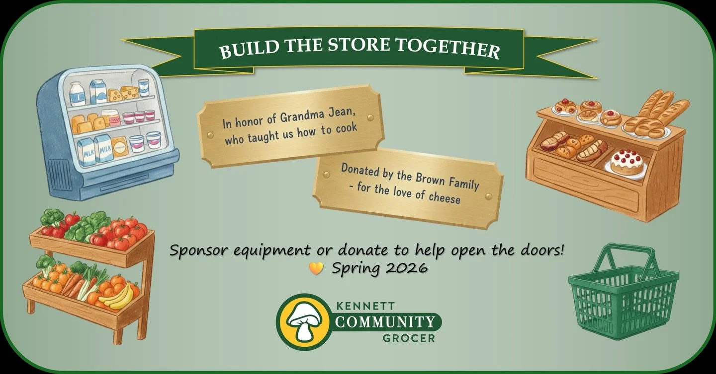 Fundraising Update:
🎉 **We&rsquo;re 25% of the way there &mdash; and just getting started!** 🎉

We&rsquo;re excited to announce that, thanks to the incredible generosity of our community, Kennett Community Grocer has reached 25% of our $200,000 fun