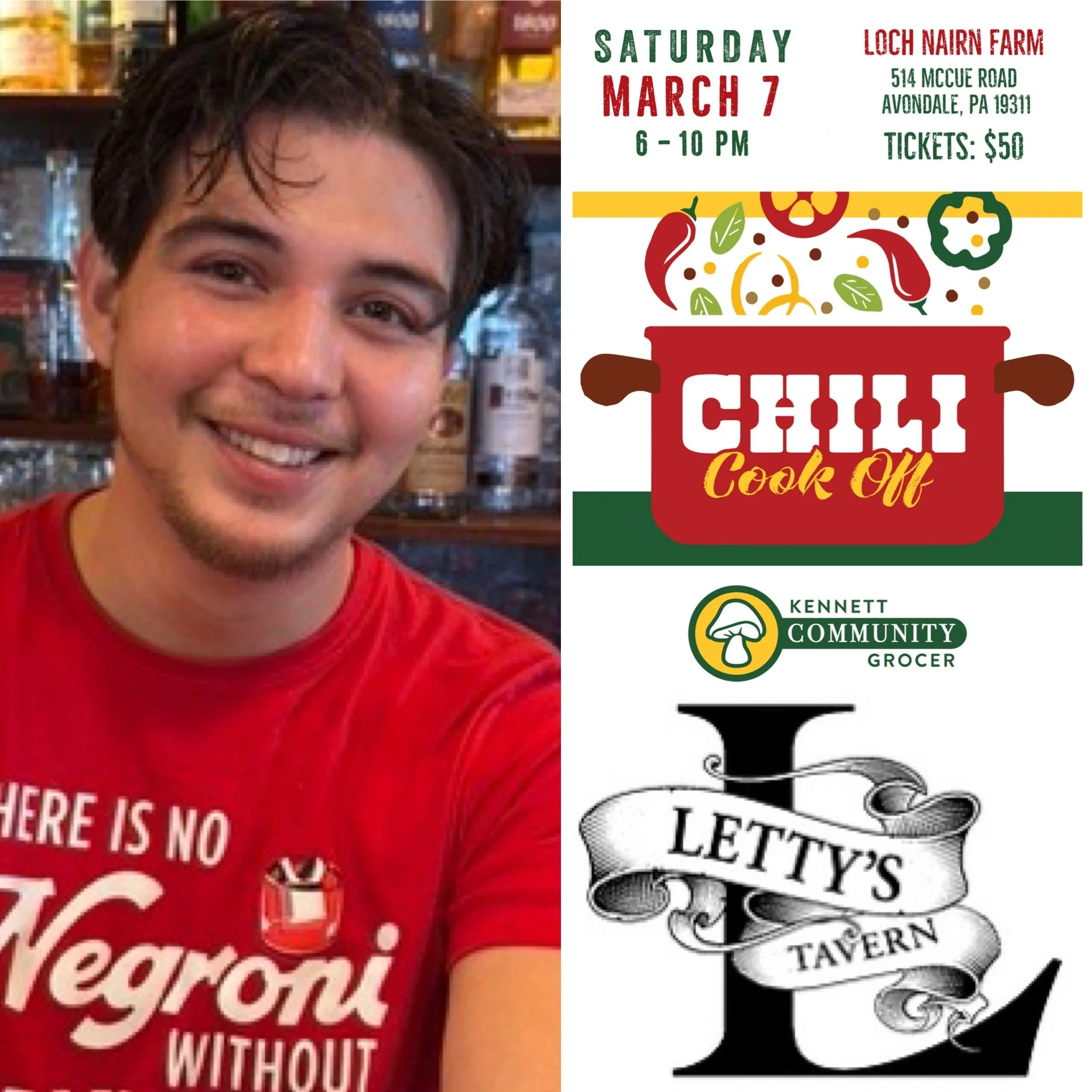 🌶️ Meet one of our SOLD OUT Chili Cook-Off contenders! 🌶️

Big flavors. Local talent. One very good cause! In March 2026, some of our communities&lsquo;s favorite chefs will be turning up the heat to support Kennett Community Grocer &mdash; each on