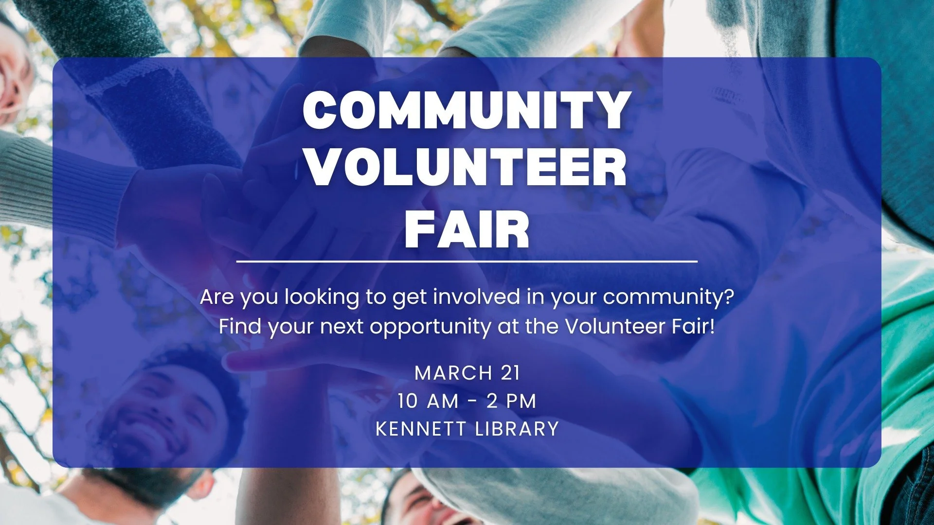 Ready to make a difference in the KSQ community? 🌟 Come visit us at the @kennett_library Volunteer Fair!

We&rsquo;re looking for volunteers to help with KCG communications and community tabling. Our partner nonprofit, Friends of Kennett Food Co-op,