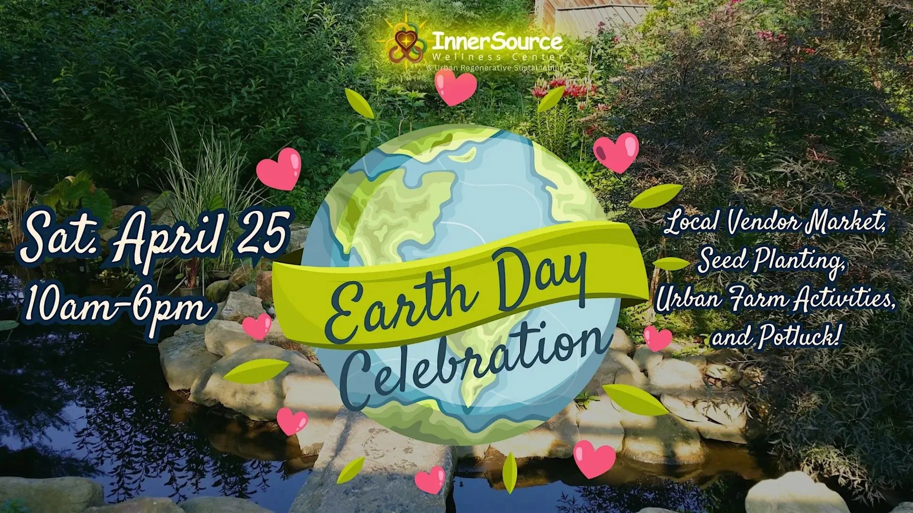 Hello, Rachel here. 
I spent a beautiful Saturday afternoon at the @innersourcewellnesscenter for their Earth Day Celebration in collaboration with @goldeybeacom 🌱 

I enjoyed connecting with farmers, producers, growers, and neighbors from all over 