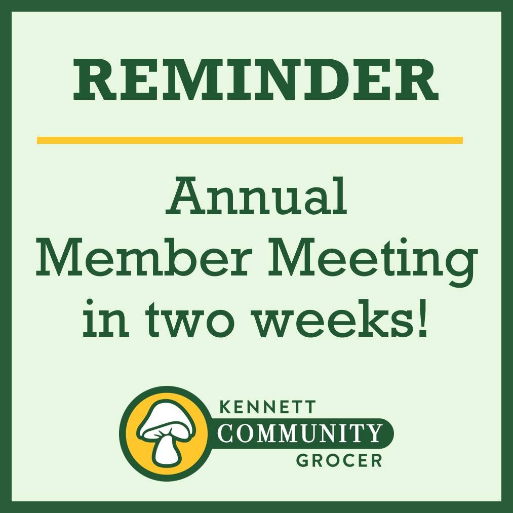 Calling all Member-Owners! We are officially a fortnight out from our 2026 Annual Meeting. This is a pivotal moment for our co-op as we gear up to open our doors this year. Whether you join us for treats at the library or tune in from your couch, you