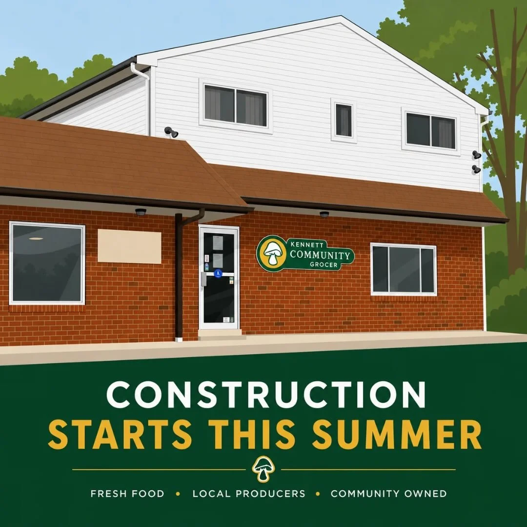 After years of planning, fundraising, and community support, we&rsquo;re finally entering the next phase of bringing Kennett Community Grocer to life. 🌱 

To help us keep building momentum, we&rsquo;re inviting community members to become Sustaining