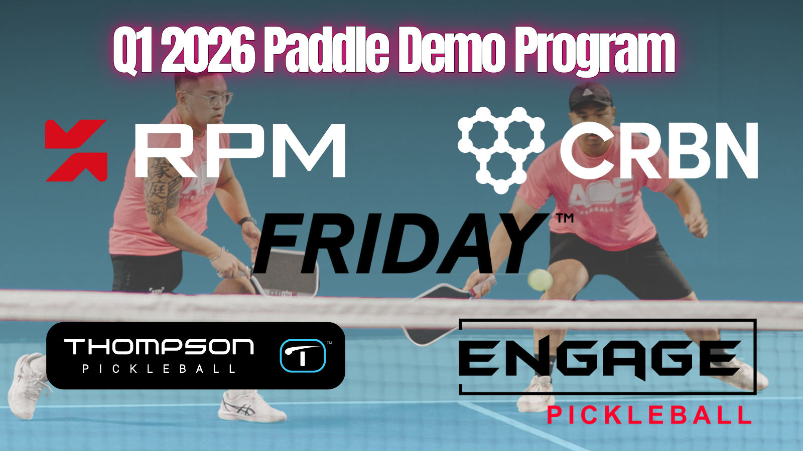 Ace Pickleball Club Q1 2026 Paddle Demo Program