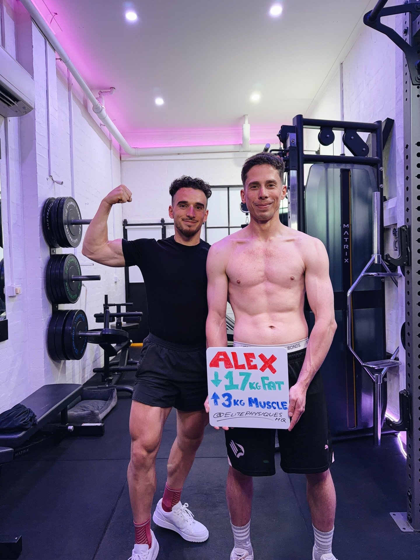 This is Alex 👇 (35 and looking sharper than most 25-year-olds)

Works a demanding 9&ndash;5 where focus and energy matter.

He didn&rsquo;t have hours to waste in the gym.

He just wanted a proven plan that actually worked.

We kept it tight and str