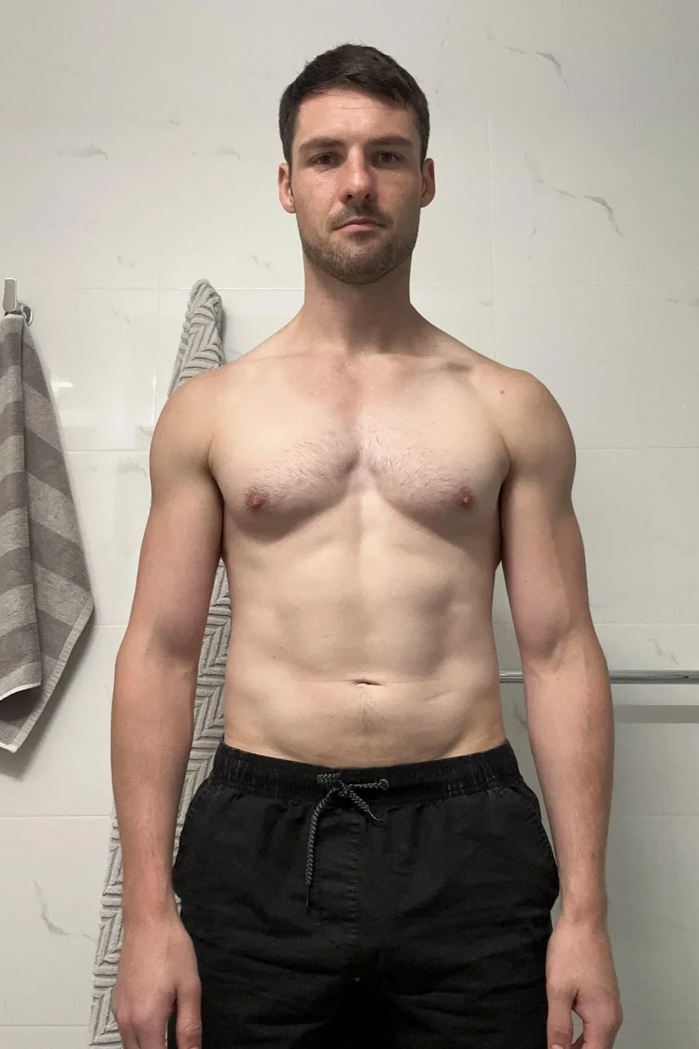 Jarron's 15kg fat loss and 3kg muscle gain result at Elite Physiques private personal training studio Elwood