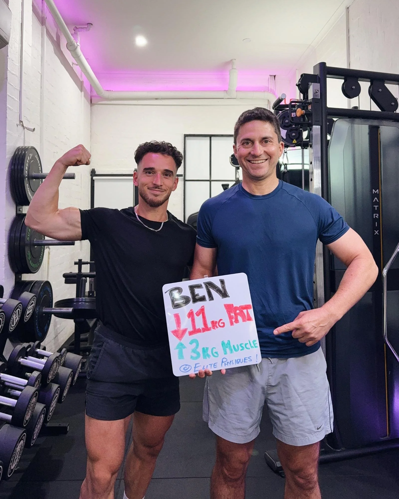 Male physique transformation through strength training in Elwood