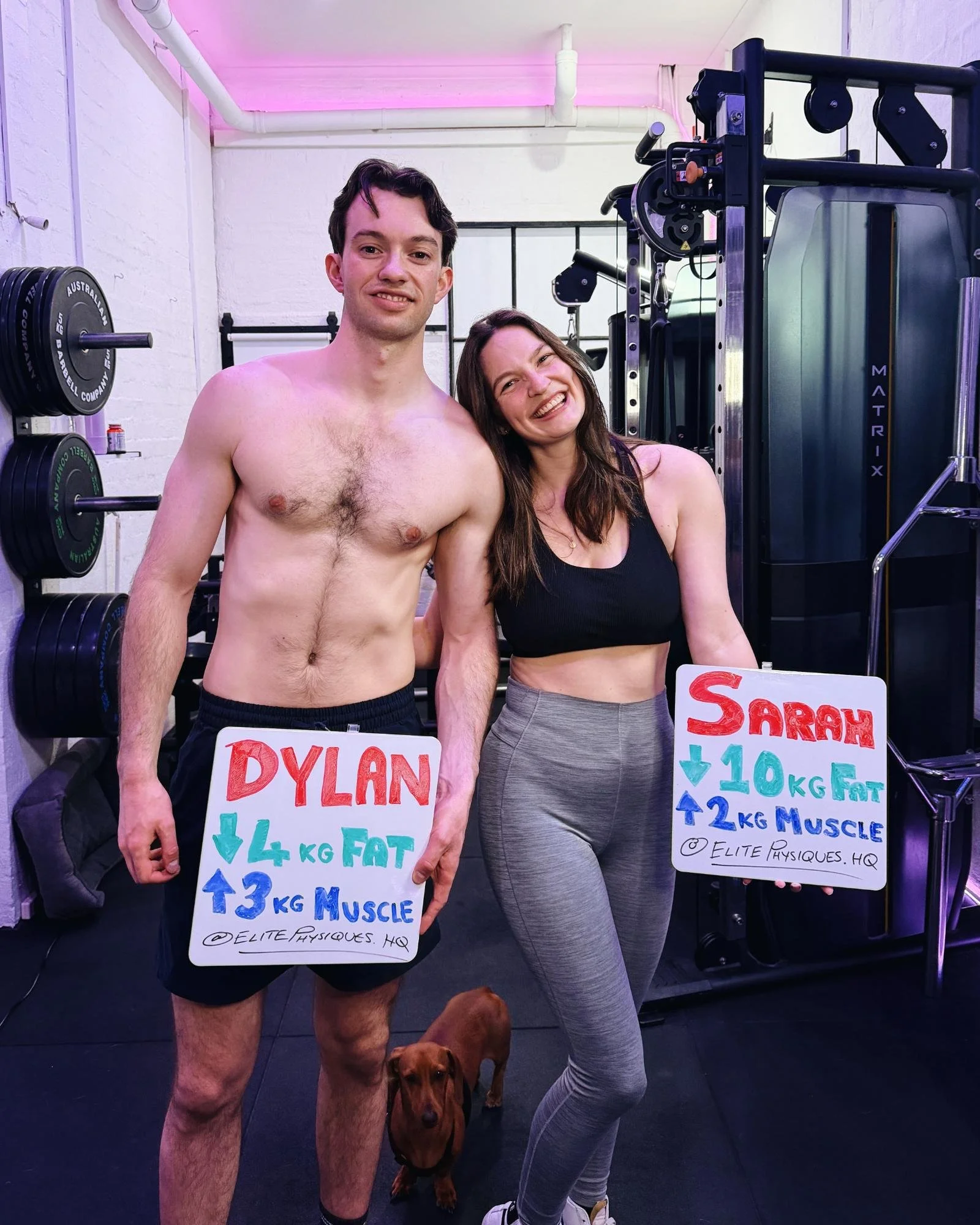 Couples 2-on-1 personal training in Elwood at Elite Physiques