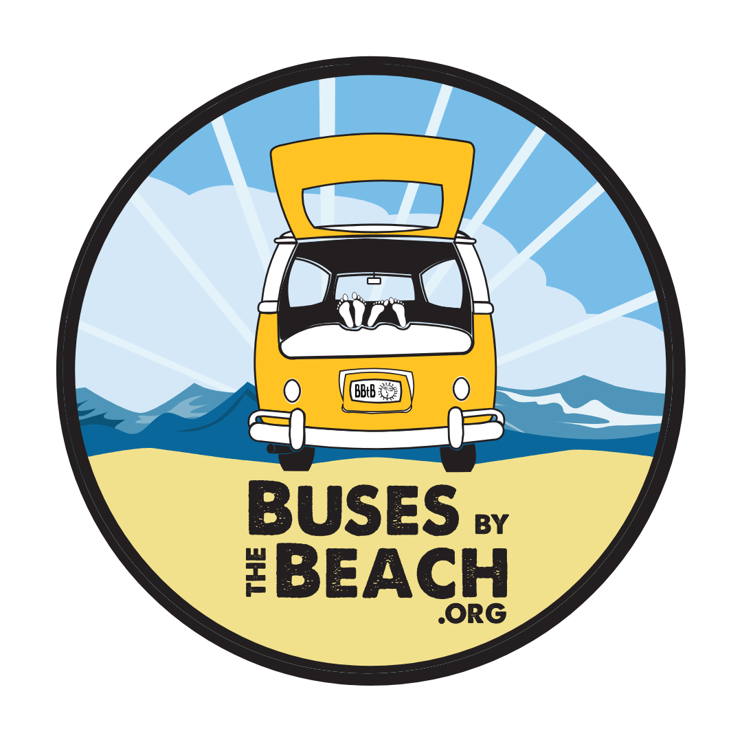 Buses By The Beach