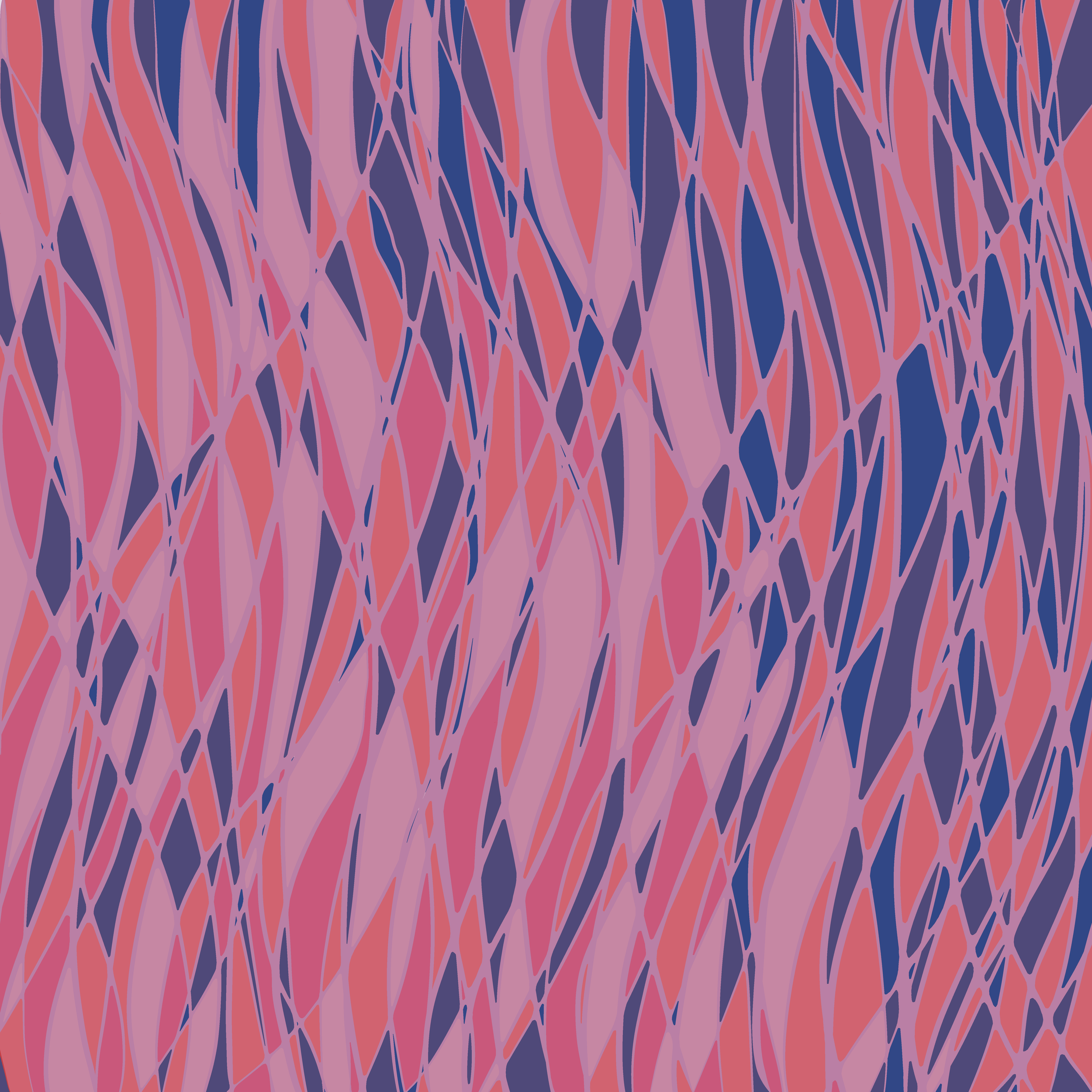 Wavy Abstract.

I love playing around with colour schemes on an abstract piece like this wavy lined one in pink and blue.