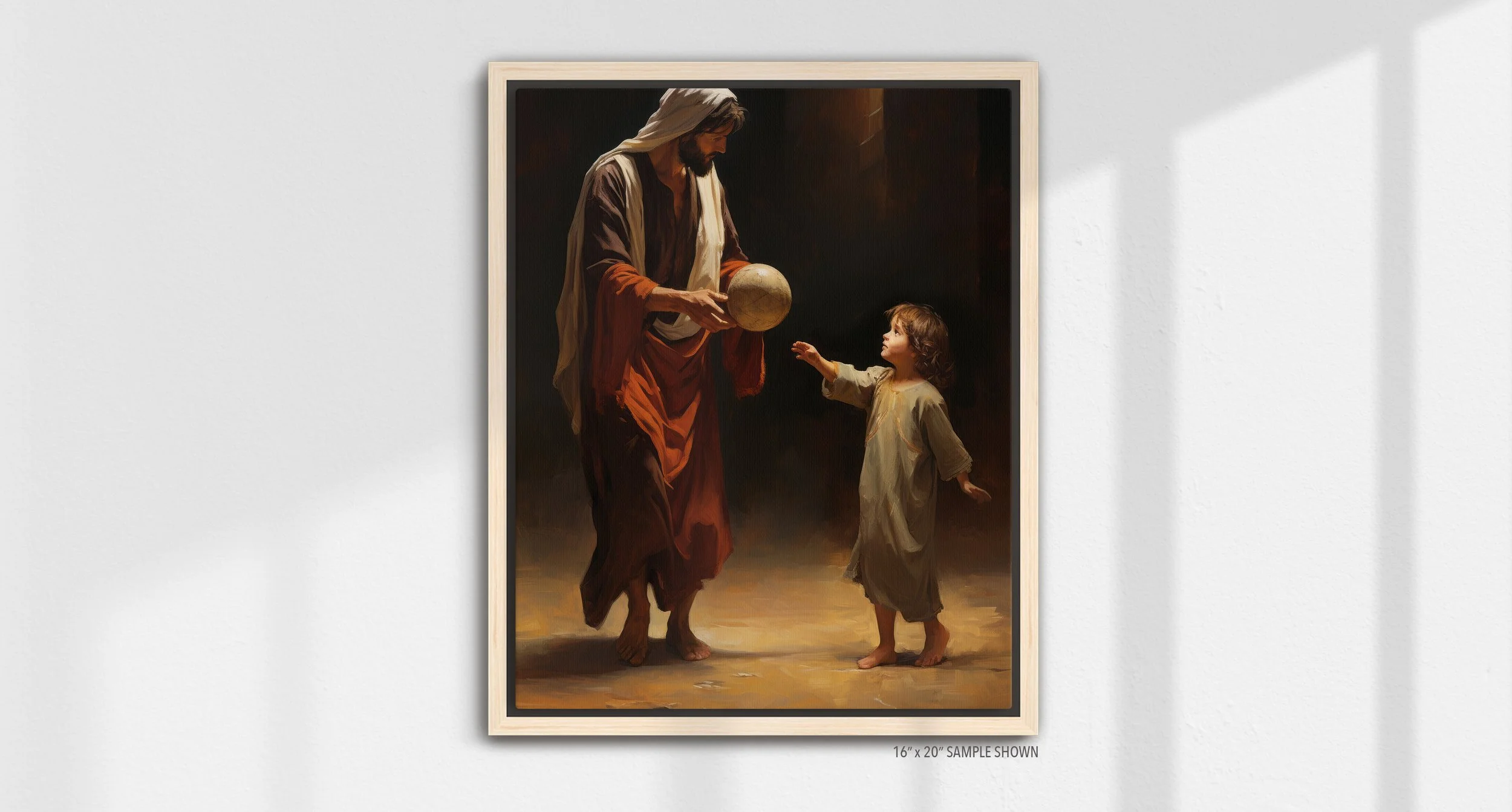 Matilda Pope Let the Children Come A-1041.P_06 Portrait Canvas Maple Wood Frame.jpg