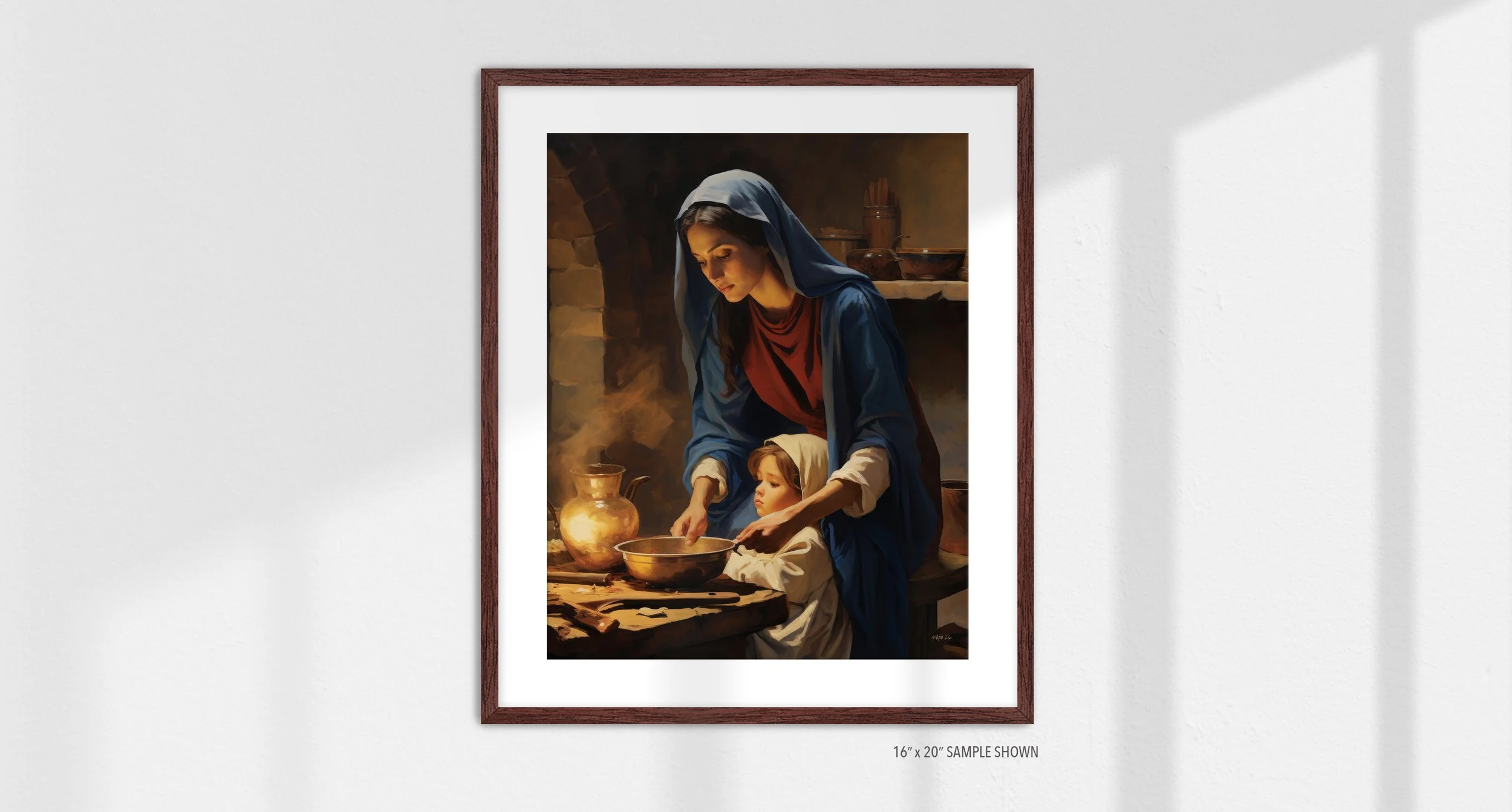 Matilda Pope 1039.P Mother C-1039.P_06 Portrait Art Print Espresso Frame.jpg