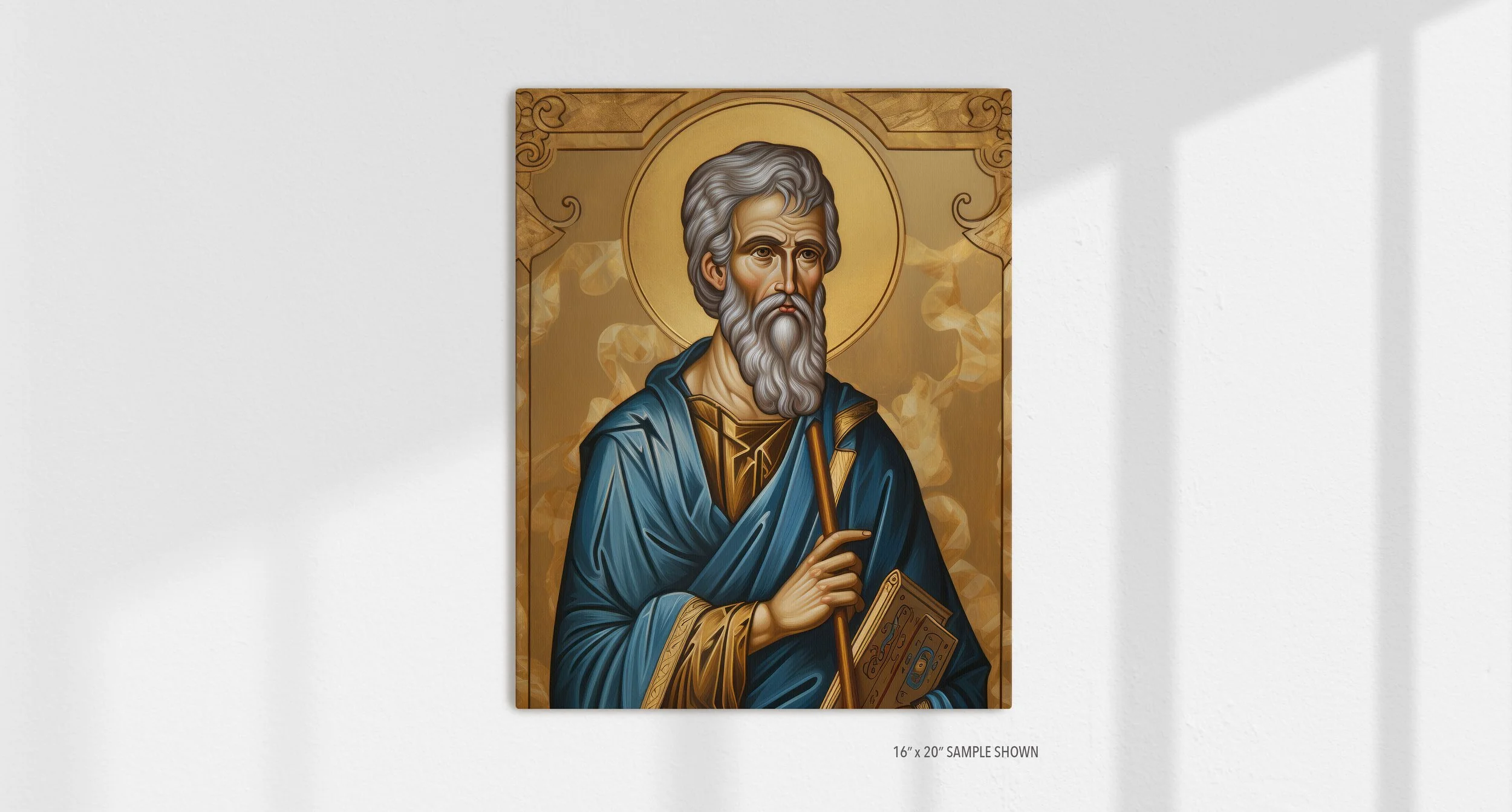 Matilda Pope St Andrew Patron Saint of Fishermen A-1012.P_00 Portrait Canvas No Frame.jpg