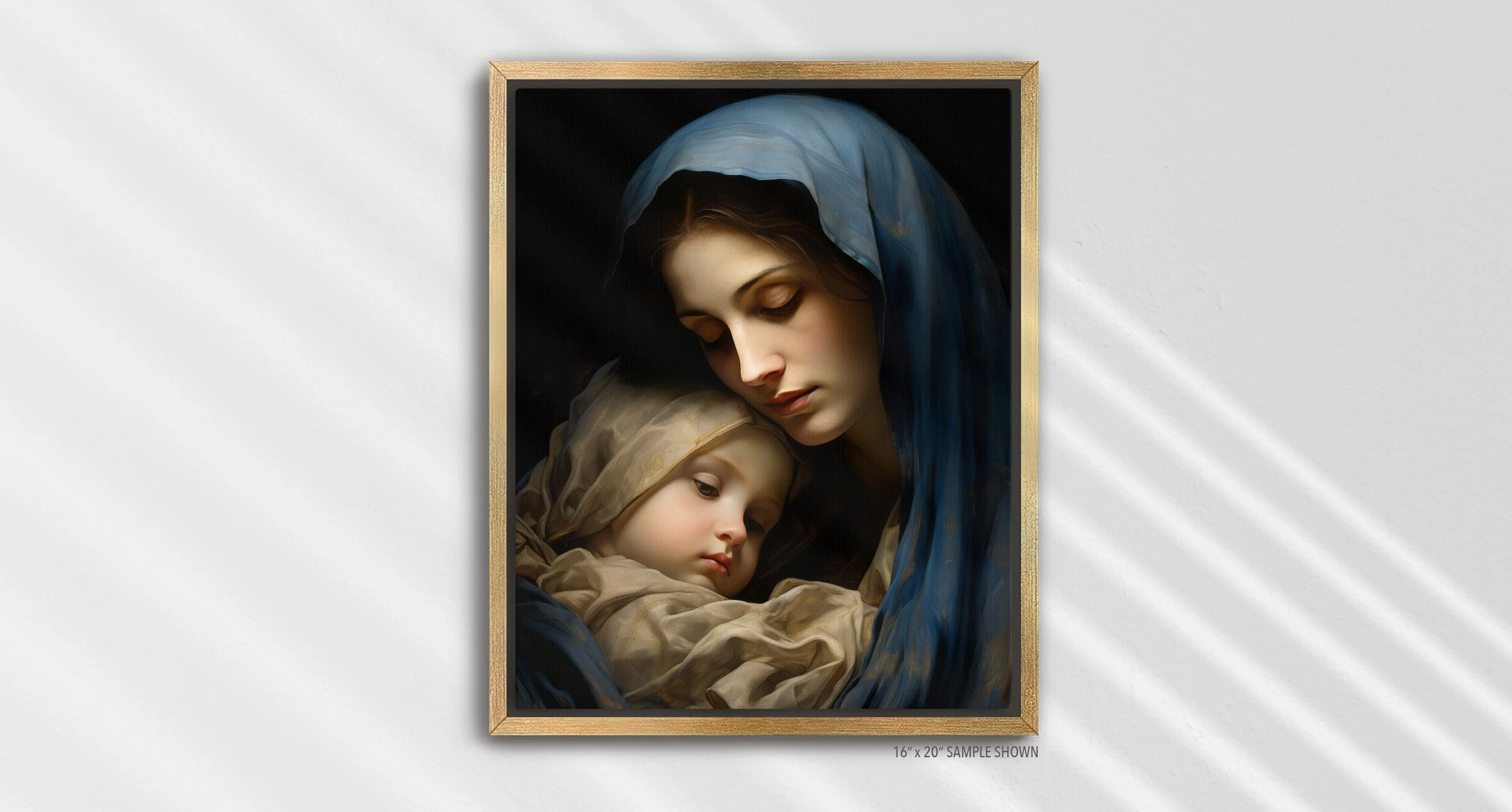 Matilda Pope Madonna and Child A-1028.P_03 Portrait Canvas Gold Frame.jpg
