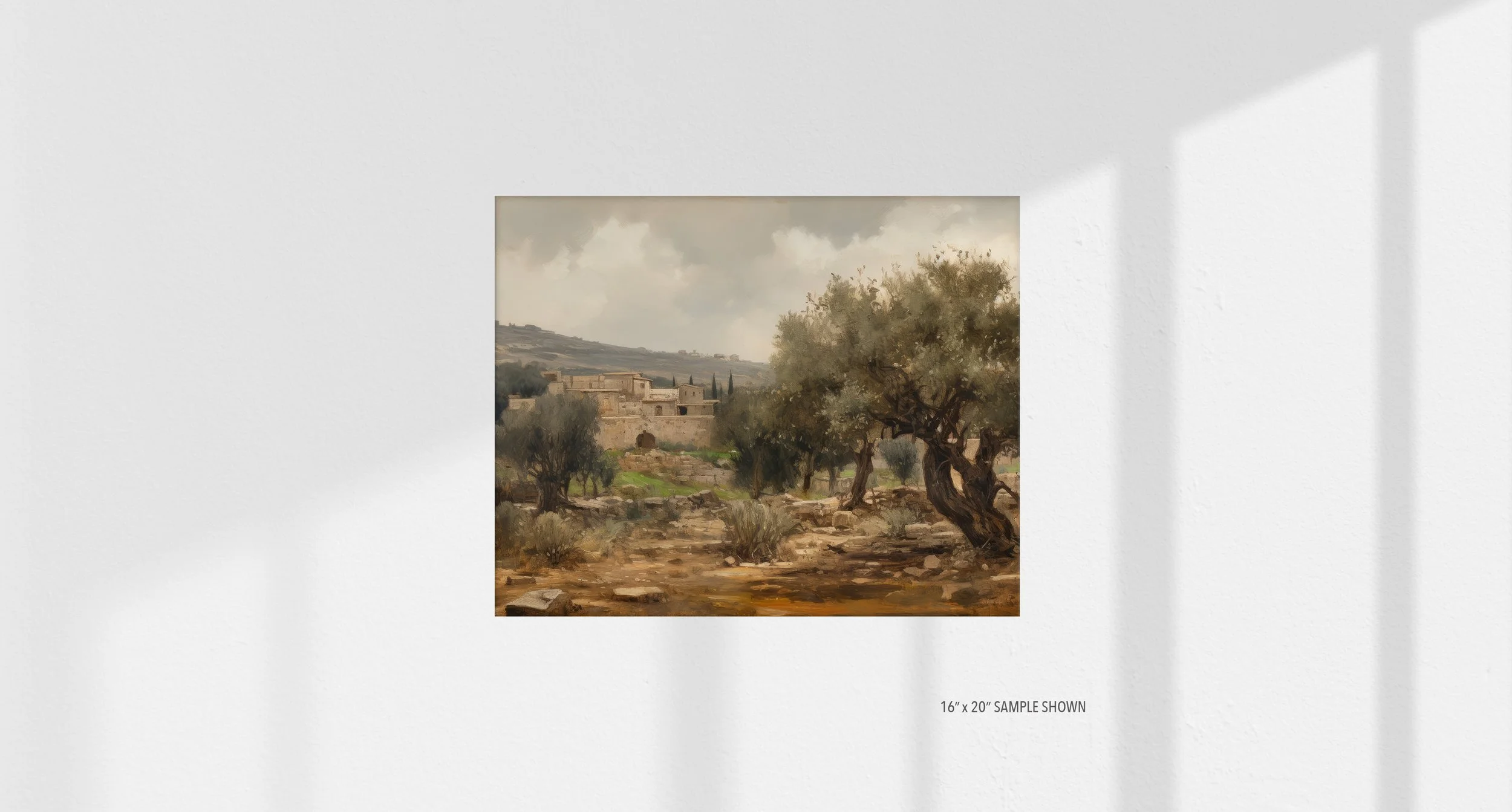 Matilda Pope 1018.LA The Tree at Jericho C-1018.LA_00 Landscape Art Print No Frame.jpg