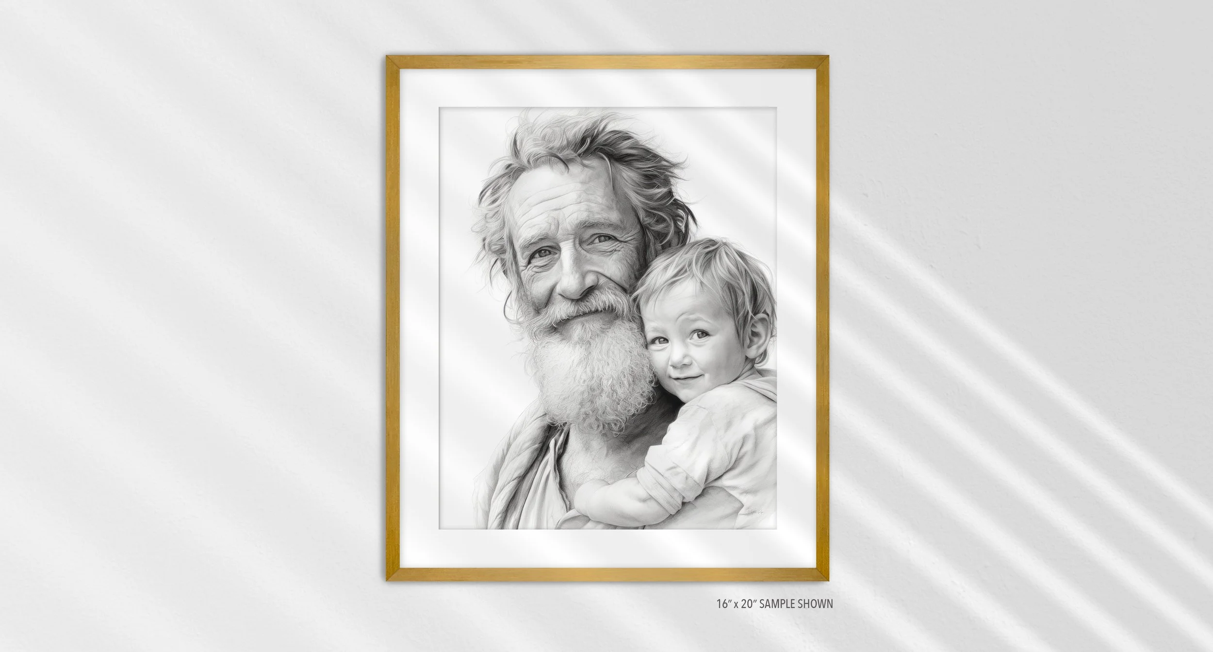 Matilda Pope 1027.P Abraham and Issac C-1027.P_03 Portrait Art Print Gold Frame.jpg