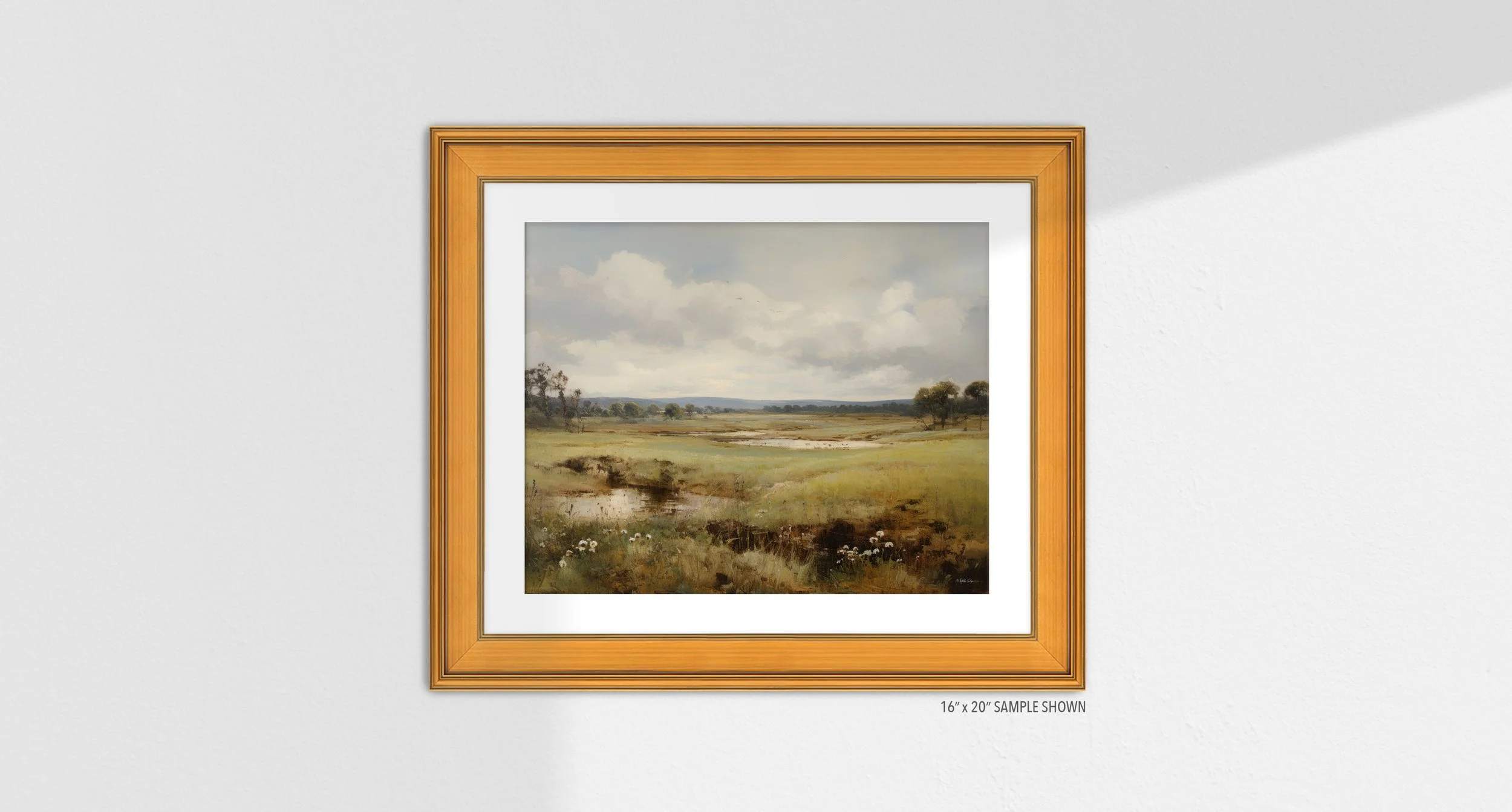Matilda Pope 1017.LA Capernaum Fields C-1017.LA_08 Landscape Art Print Gallery Gold Frame.jpg