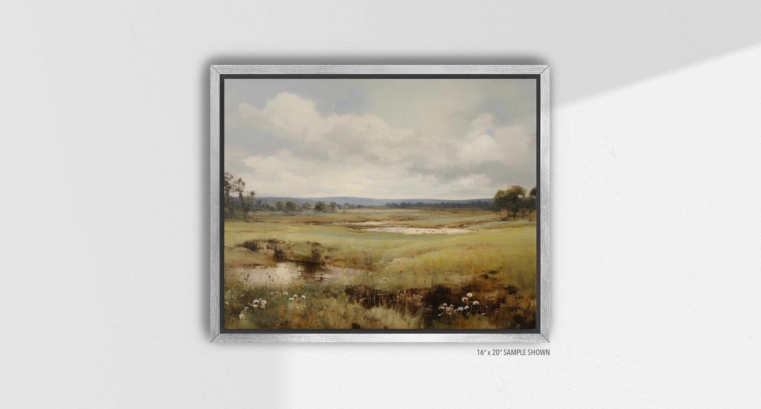 Matilda Pope Capernaum Fields A-1017.LA_04 Landscape Canvas Silver Frame.jpg