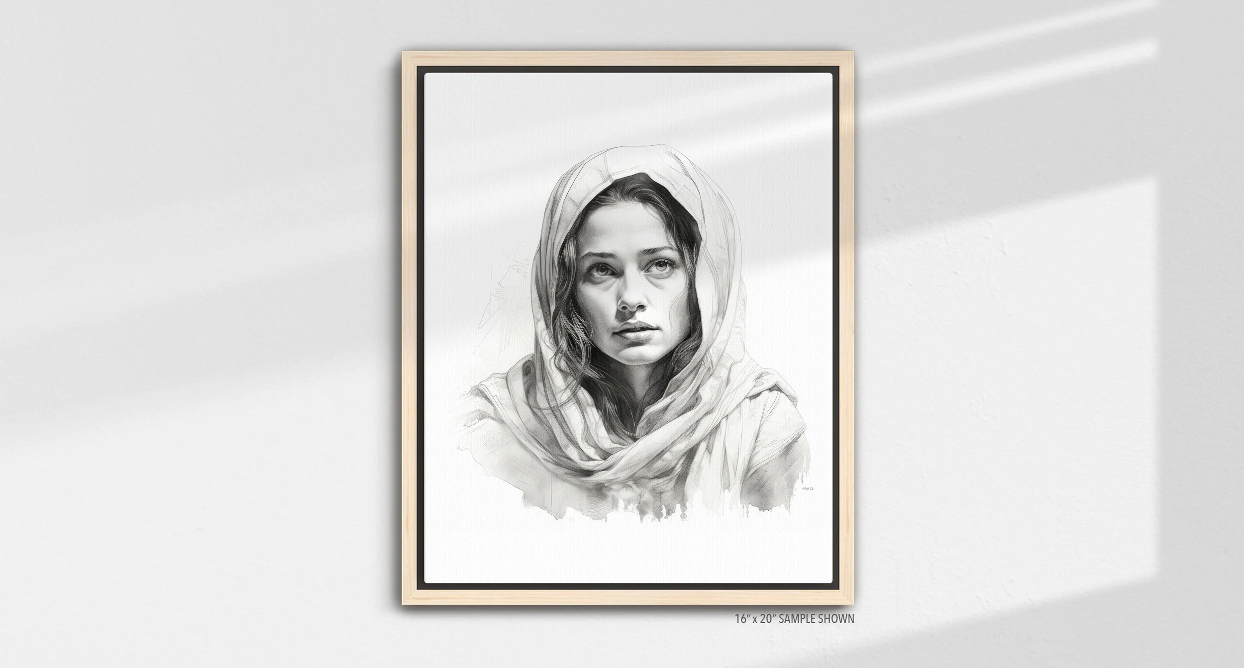 Matilda Pope Mary of Jerusalem A-1001.P_06 Portrait Canvas Maple Wood Frame.jpg