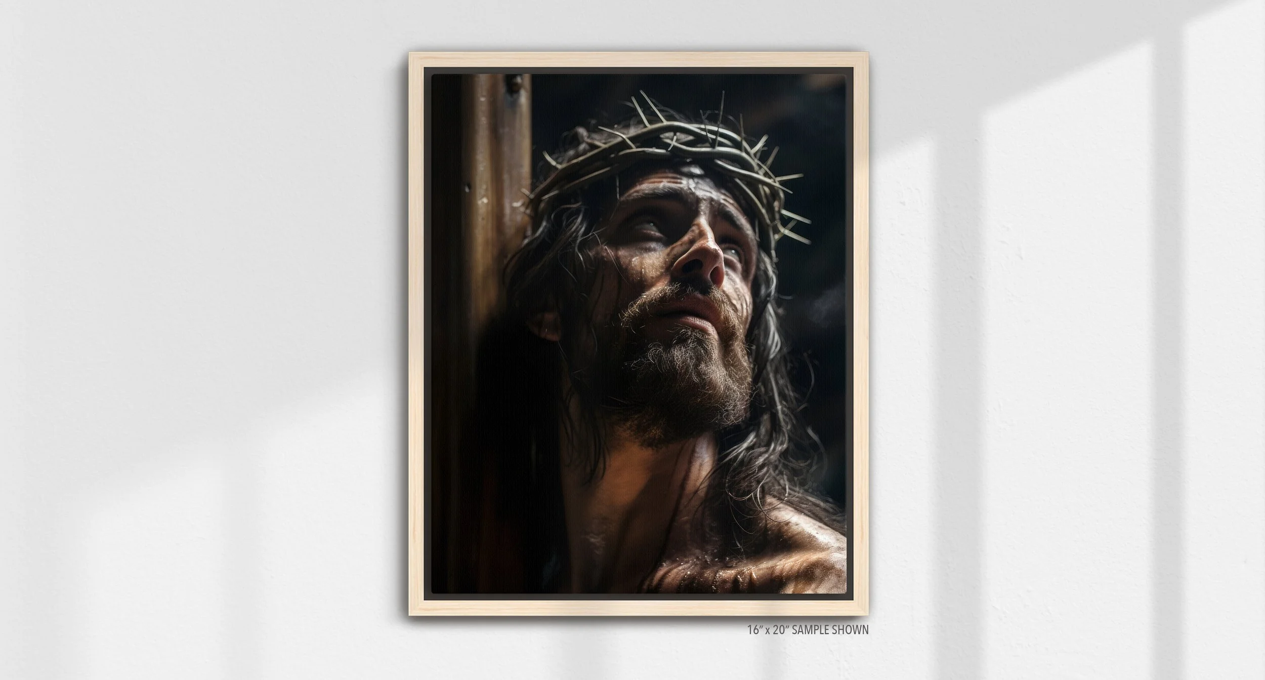 Matilda Pope Passion of Christ A-1036.LA_06 Portrait Canvas Maple Wood Frame.jpg