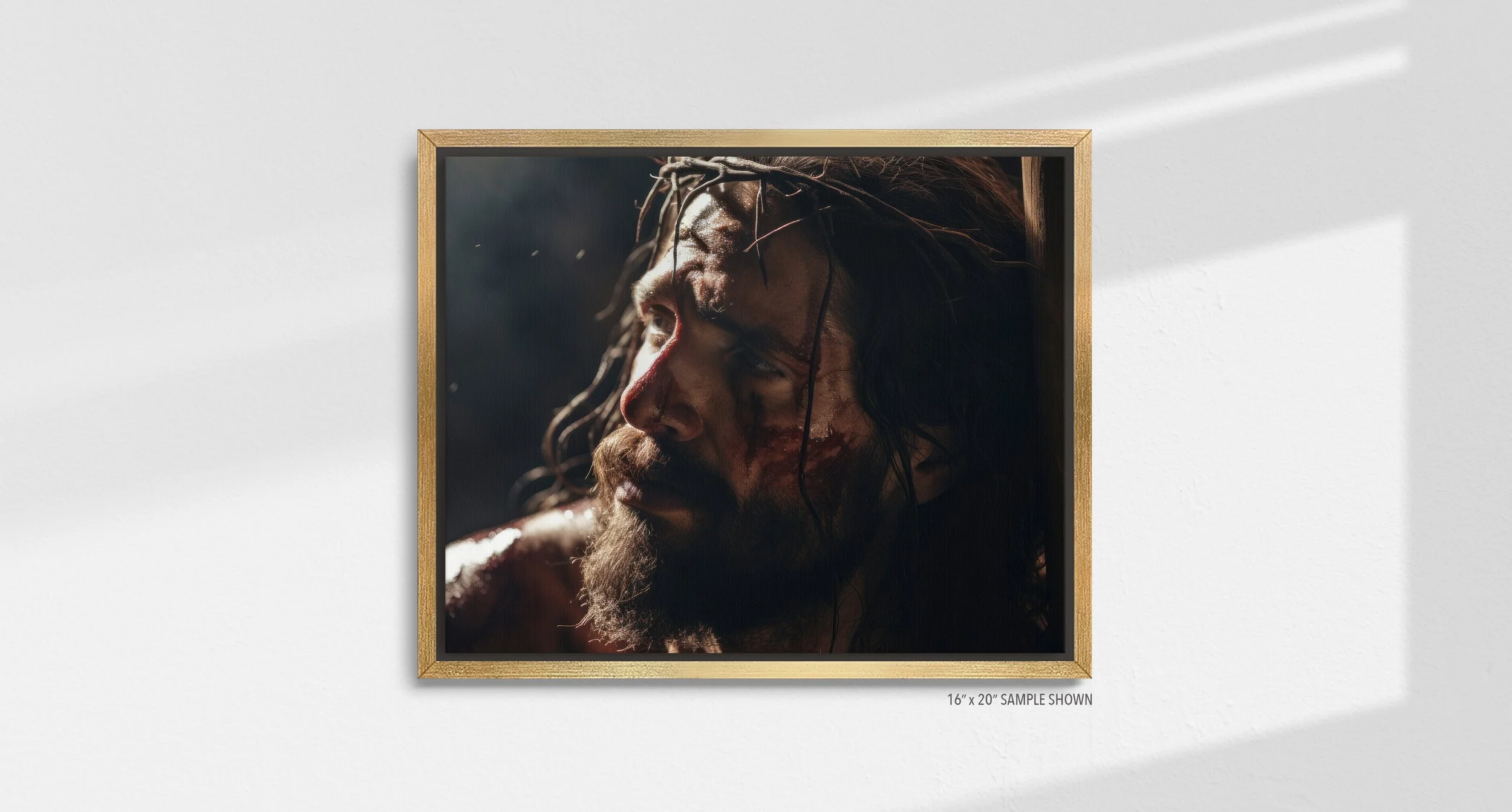 Matilda Pope Jesus Scourged A-1035.LA_03 Landscape Canvas Gold Frame.jpg