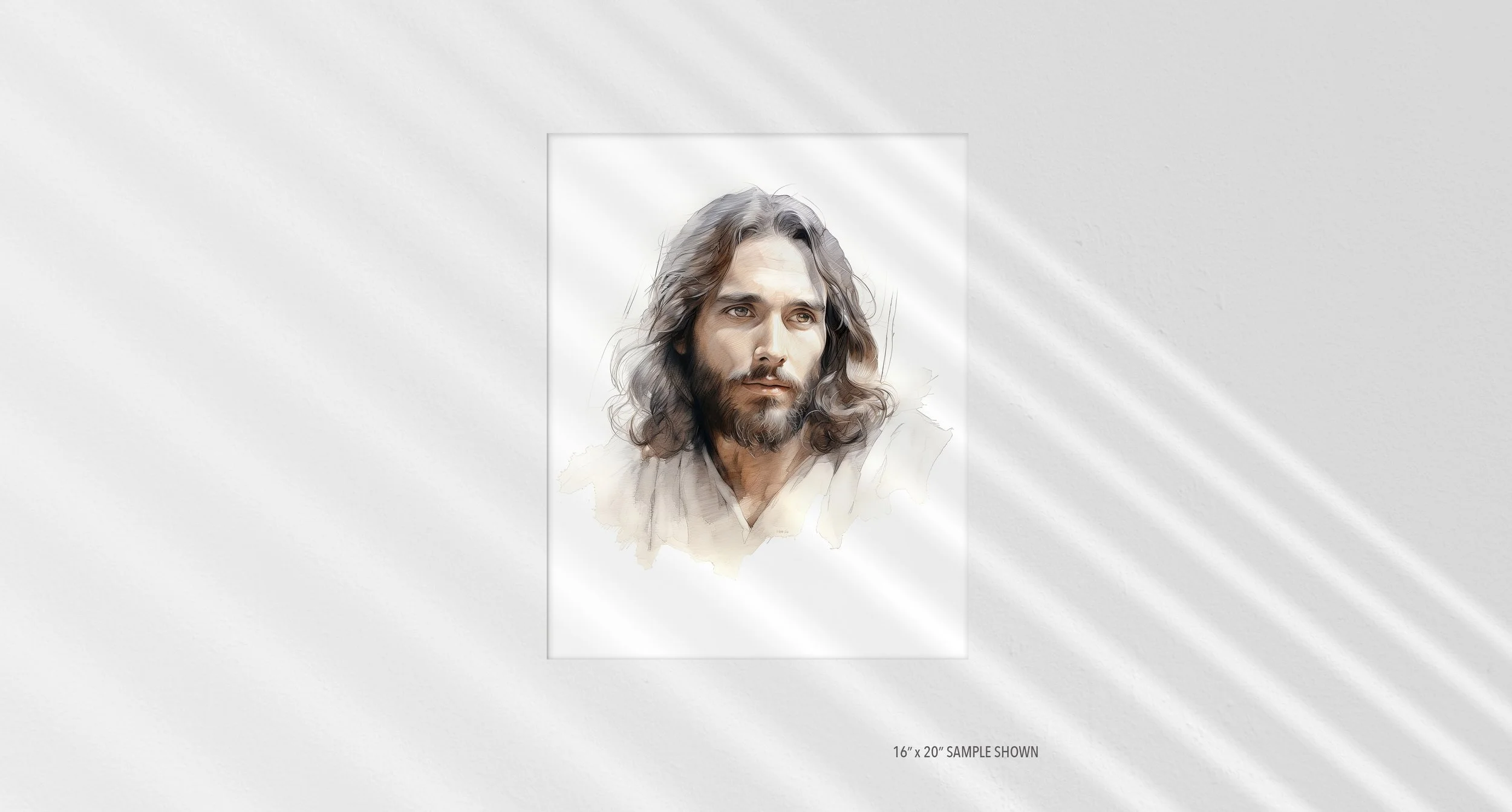 Matilda Pope 1000.P Jesus the Nazarene C-1000.P_00 Portrait Art Print No Frame.jpg