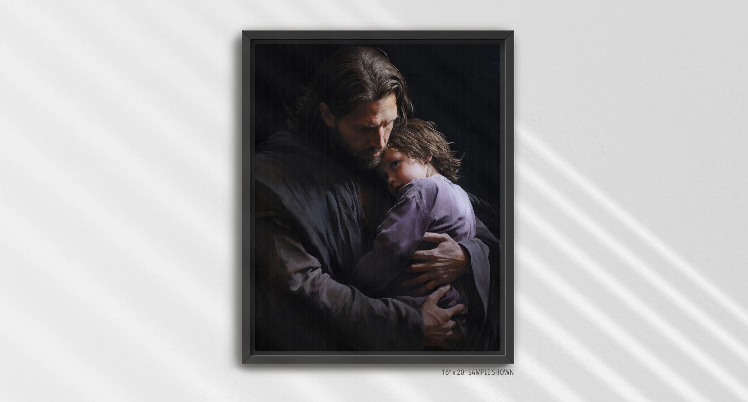 Matilda Pope Jesus Loves A-1038.P_01 Portrait Canvas Black Frame.jpg