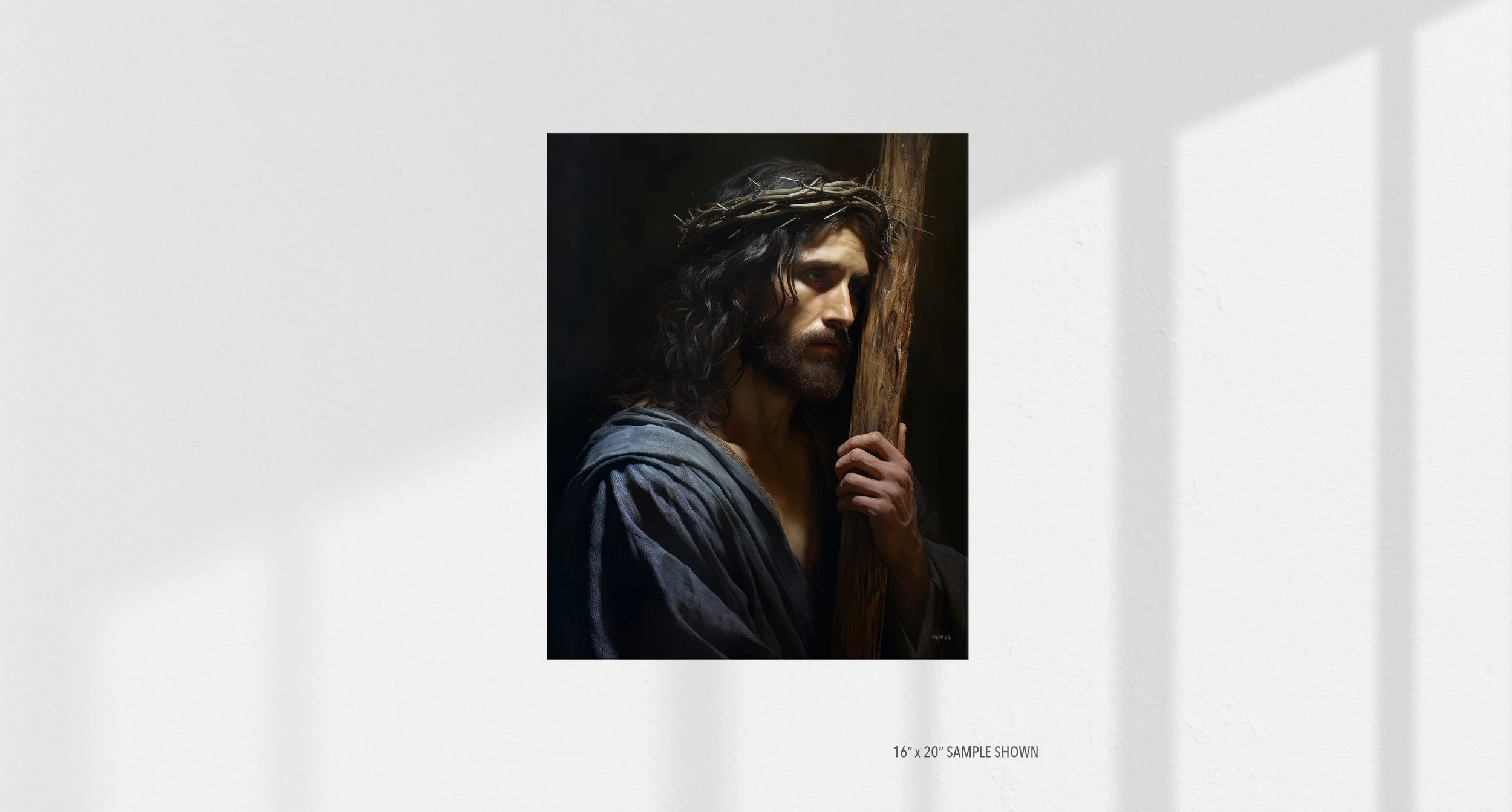 Matilda Pope 1029.P Jesus Carrying His Cross C-1029.P_00 Portrait Art Print No Frame.jpg