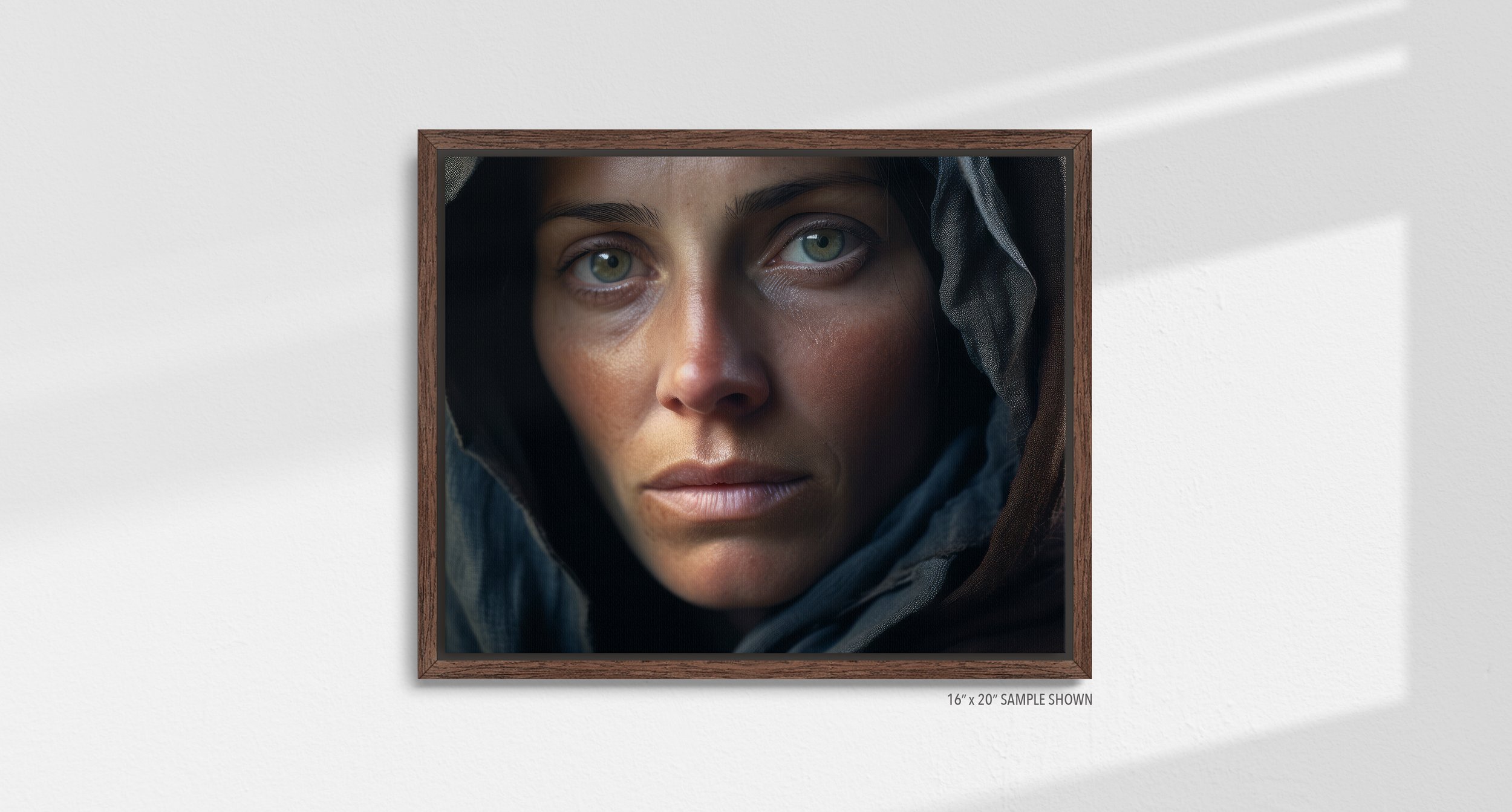 Matilda Pope Virgin Mary A-1034.LA_07 Landscape Canvas Espresso Frame.jpg