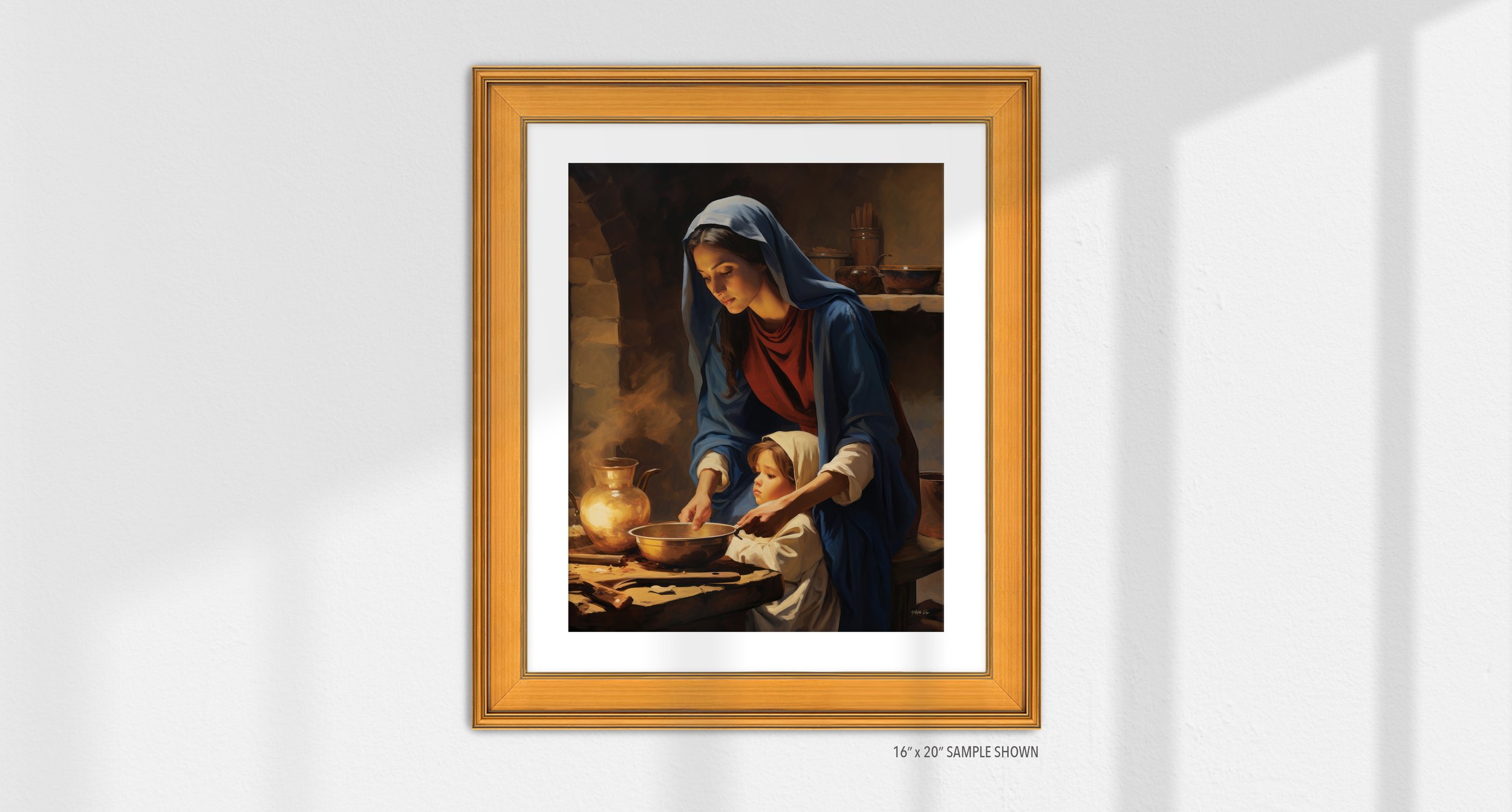 Matilda Pope 1039.P Mother C-1039.P_08 Portrait Art Print Gallery Gold Frame.jpg
