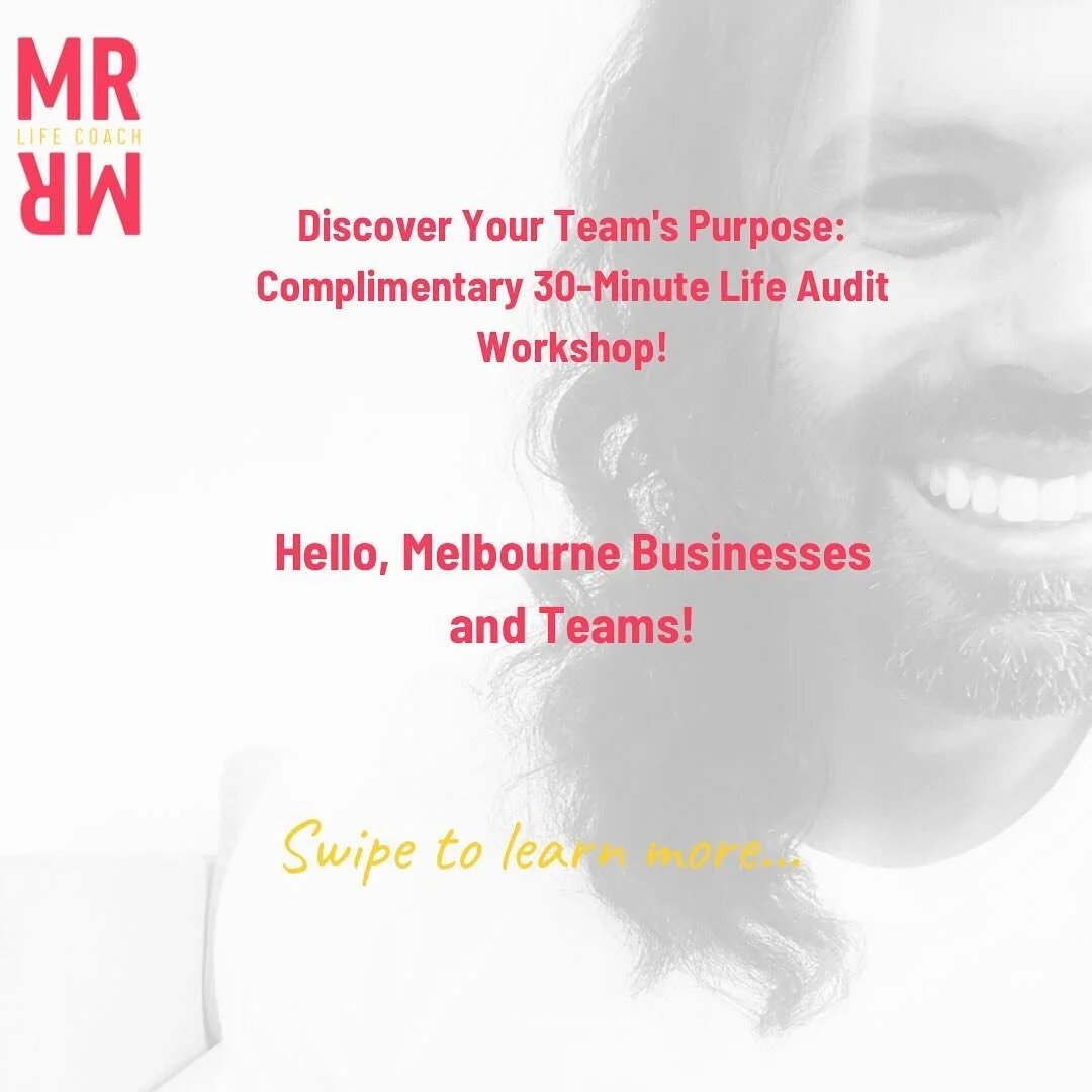 🚀 Elevate Your Team&rsquo;s Purpose! 🌟 Uncover, Refine, and Thrive with Matt Rai&rsquo;s Purpose Workshop!

👥 Calling all forward-thinking companies in Melbourne! Experience a transformative 30-min workshop tailored to unlock your team&rsquo;s pot