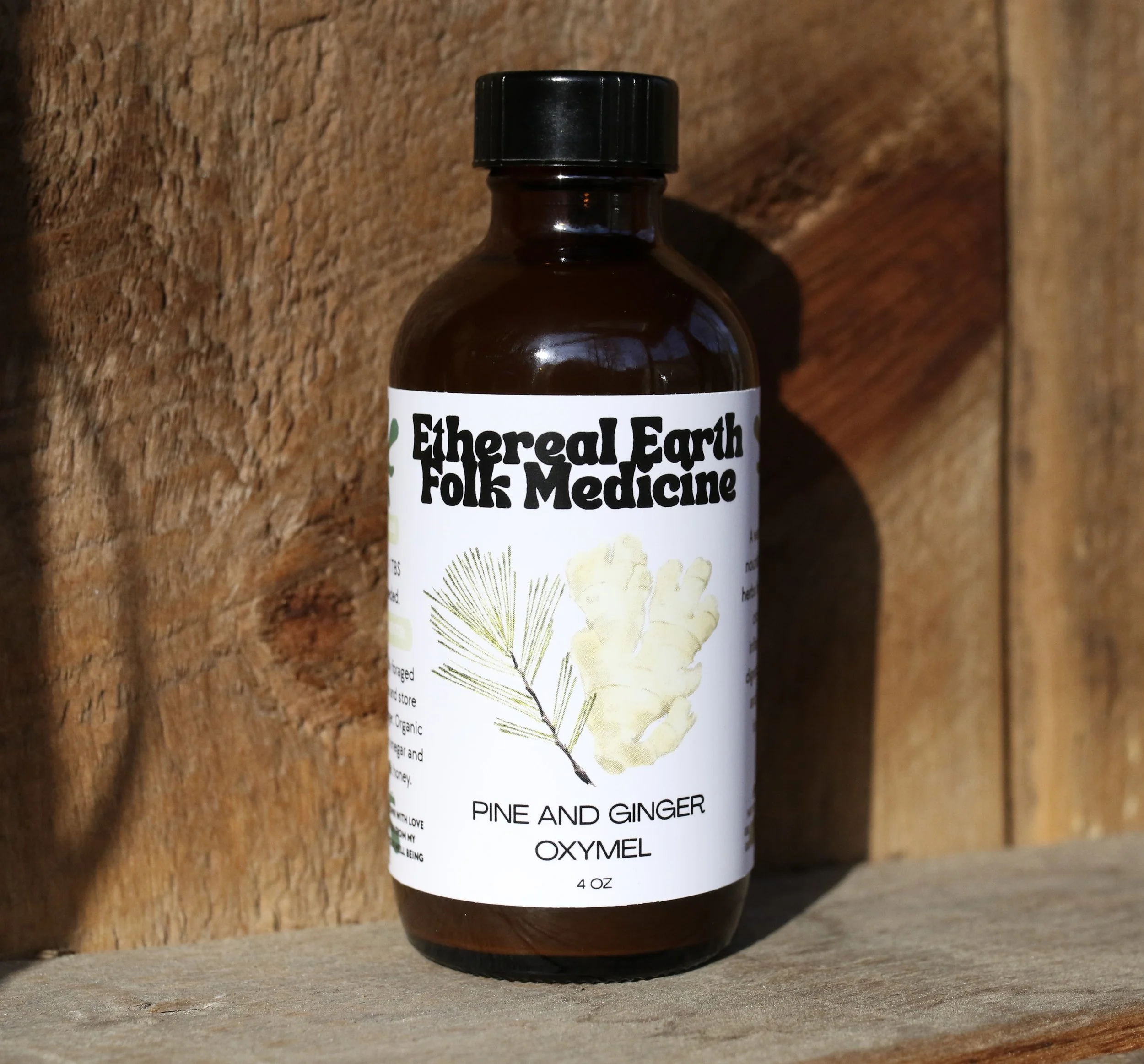 Pine and Ginger Oxymel