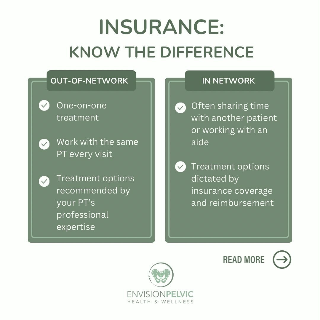 📢PSA!

It&rsquo;s important to know the difference with your insurance options.

⚫️Did you know that you have BOTH in-network and out-of-network benefits?

⚫️Did you know that in some cases it can actually cost you MORE to go in-network!🤯

I get it