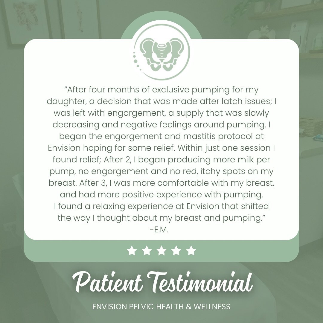 Thank you for the 5-star review! ⭐️⭐️⭐️⭐️⭐️
After months of exclusively pumping, this mama came to us, feeling defeated by engorgement, a dropping supply, and discomfort. Just a few sessions into our clogged duct, engorgement, and mastitis protocol-