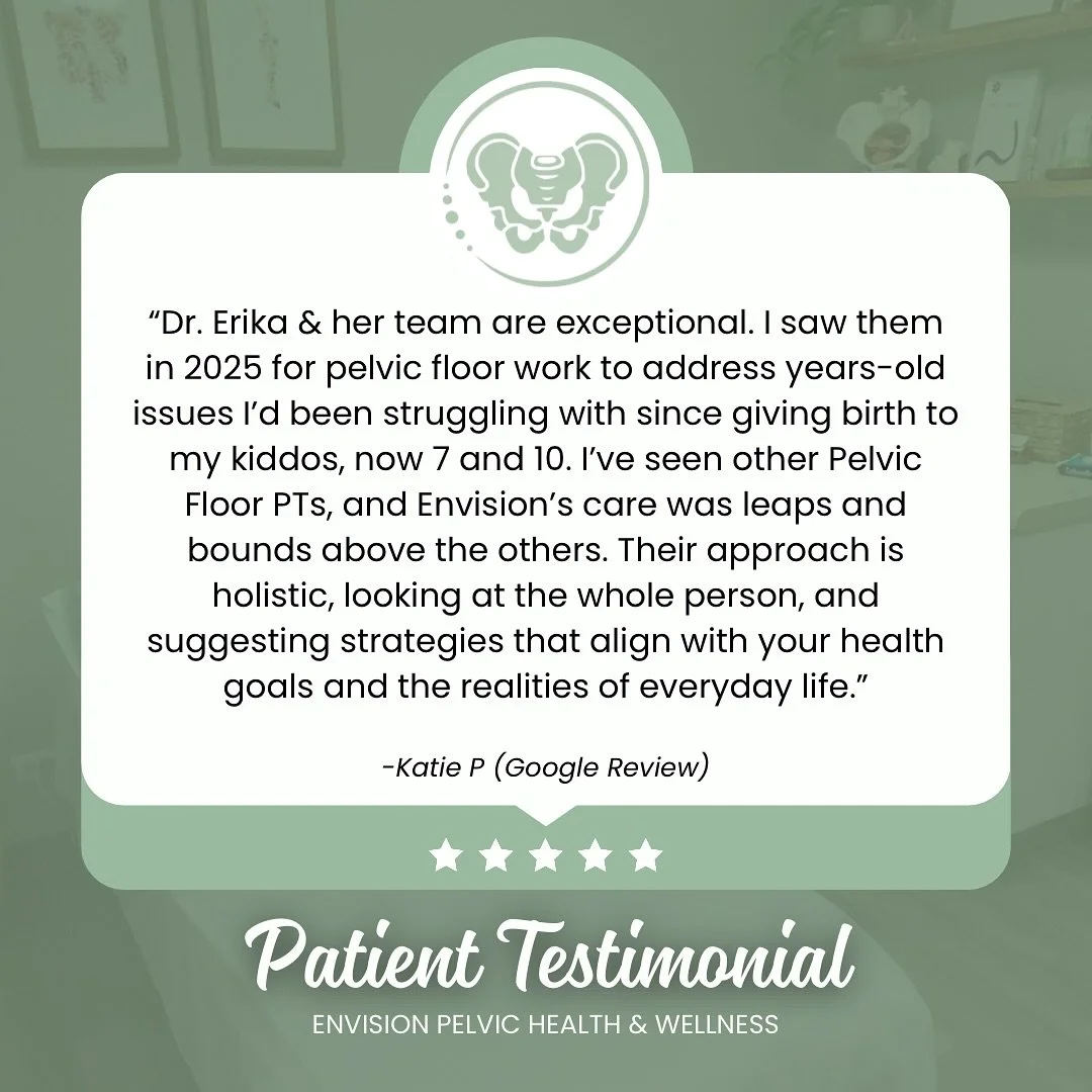⭐️⭐️⭐️⭐️⭐️
Thank you for the amazing review! We’re so grateful when patients share their stories—especially when they’ve tried pelvic PT before and didn’t get the results they hoped for.
If that sounds like you, know this: no