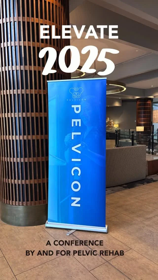 Had such a great time at Pelvicon 2025 this weekend! 💙 The theme was Elevate, and it was just that. Grateful for the chance to keep learning, reconnect with old friends, and meet so many new ones in the pelvic health world. Already feeling inspired