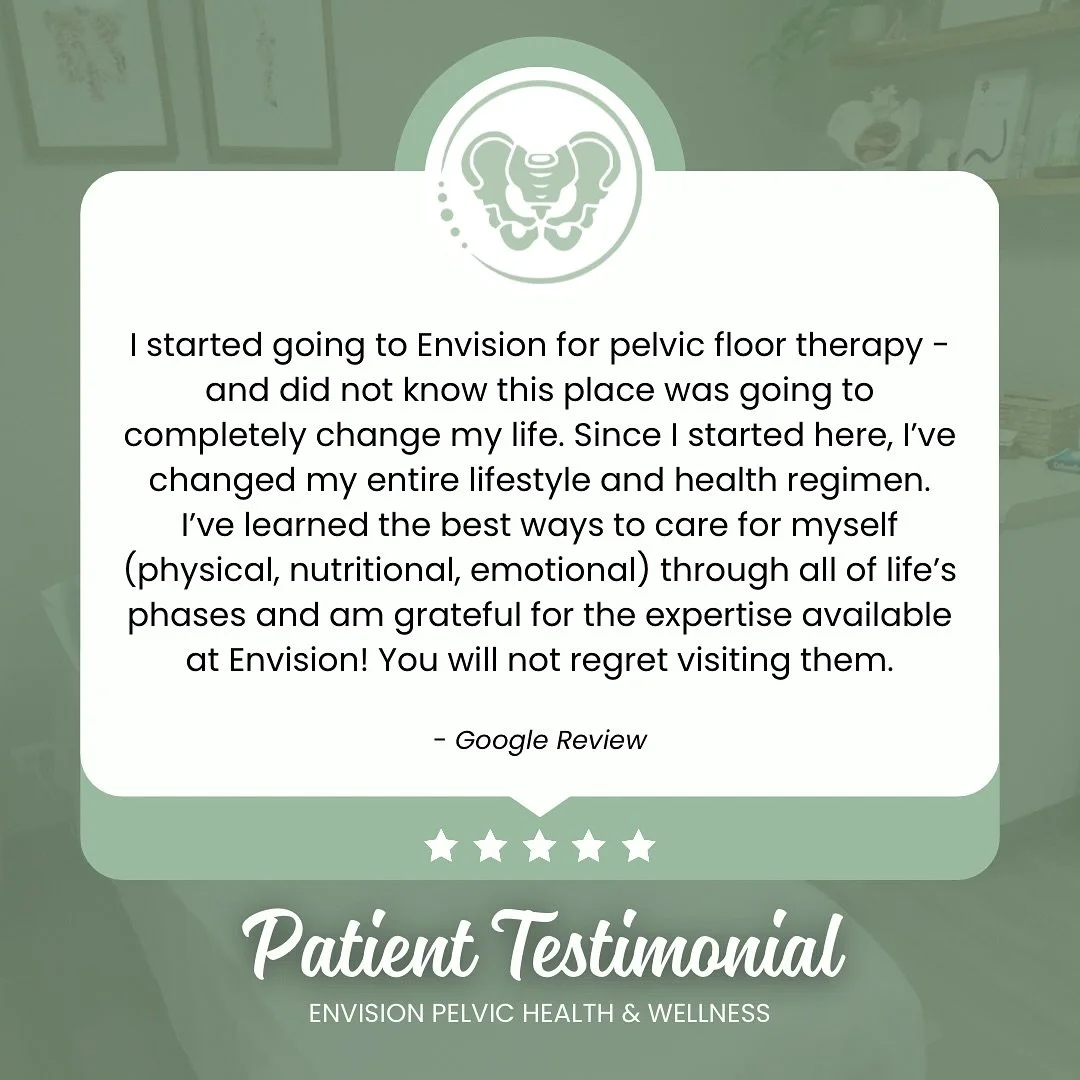 This is why we do what we do 💚

Healing goes beyond the pelvic floor&mdash;it&rsquo;s about helping you reconnect with your body, your confidence, and your life.

We&rsquo;re so grateful for every patient who trusts us on their healing journey. 

If