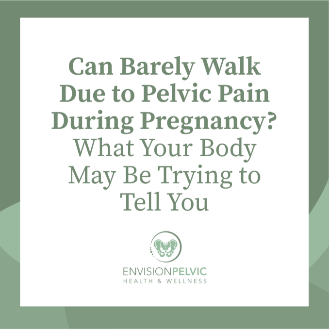 blog title cover Can Barely Walk Due to Pelvic Pain During Pregnancy? What Your Body May Be Trying to Tell You