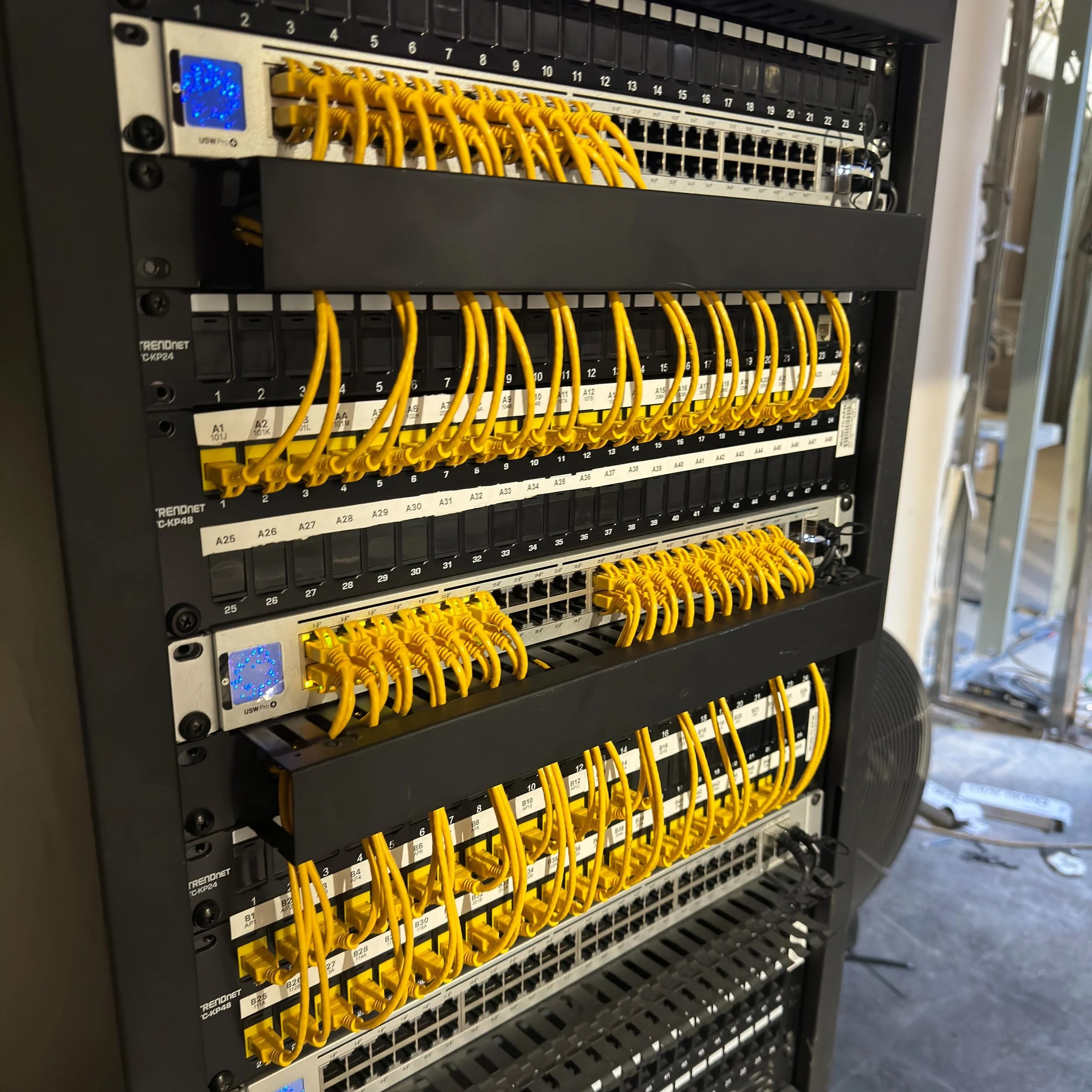 Cleanliness is next to&hellip;..? #audiovisual #networking #structuredcabling