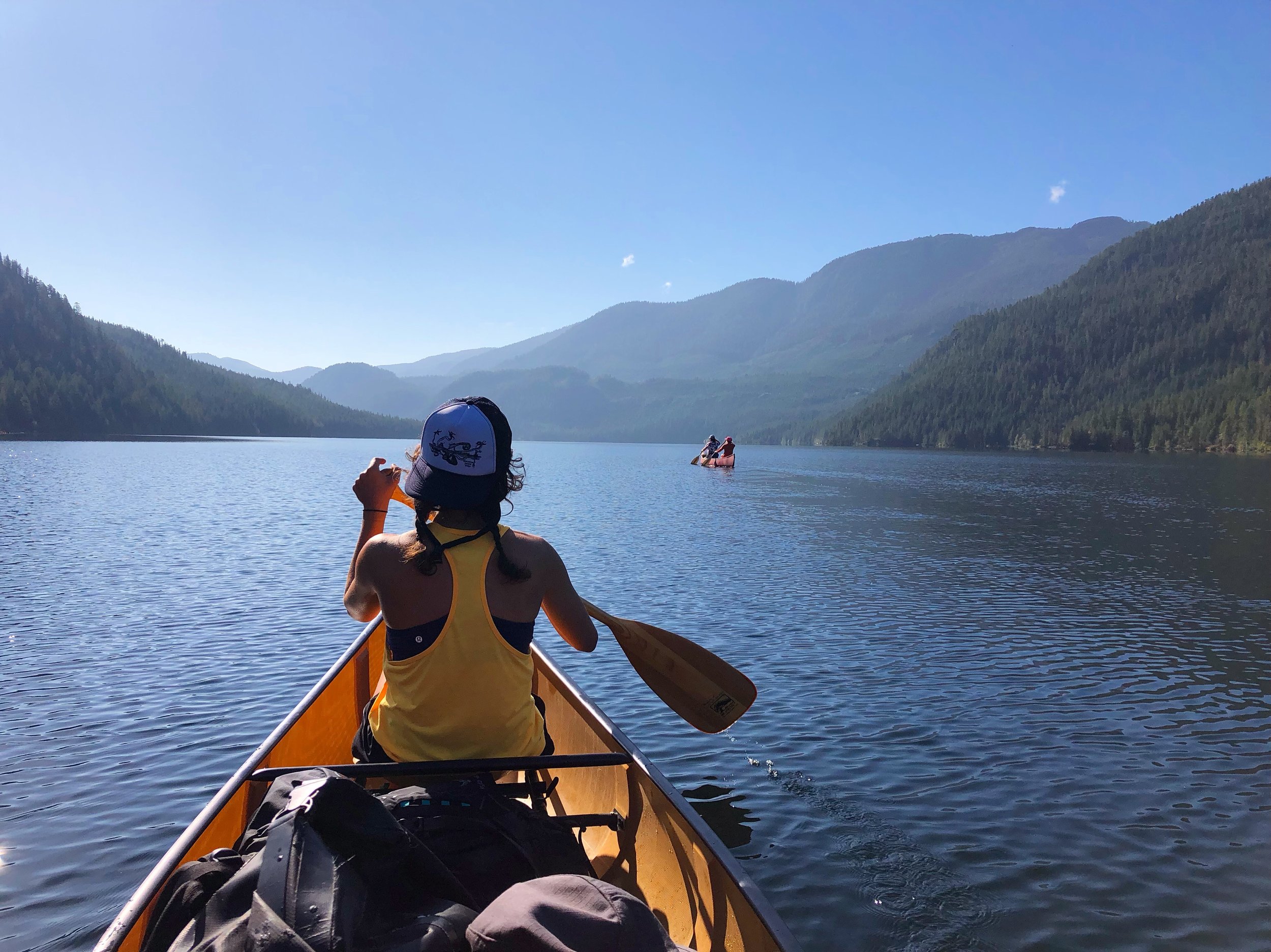 Canoeing around Vancouver Island