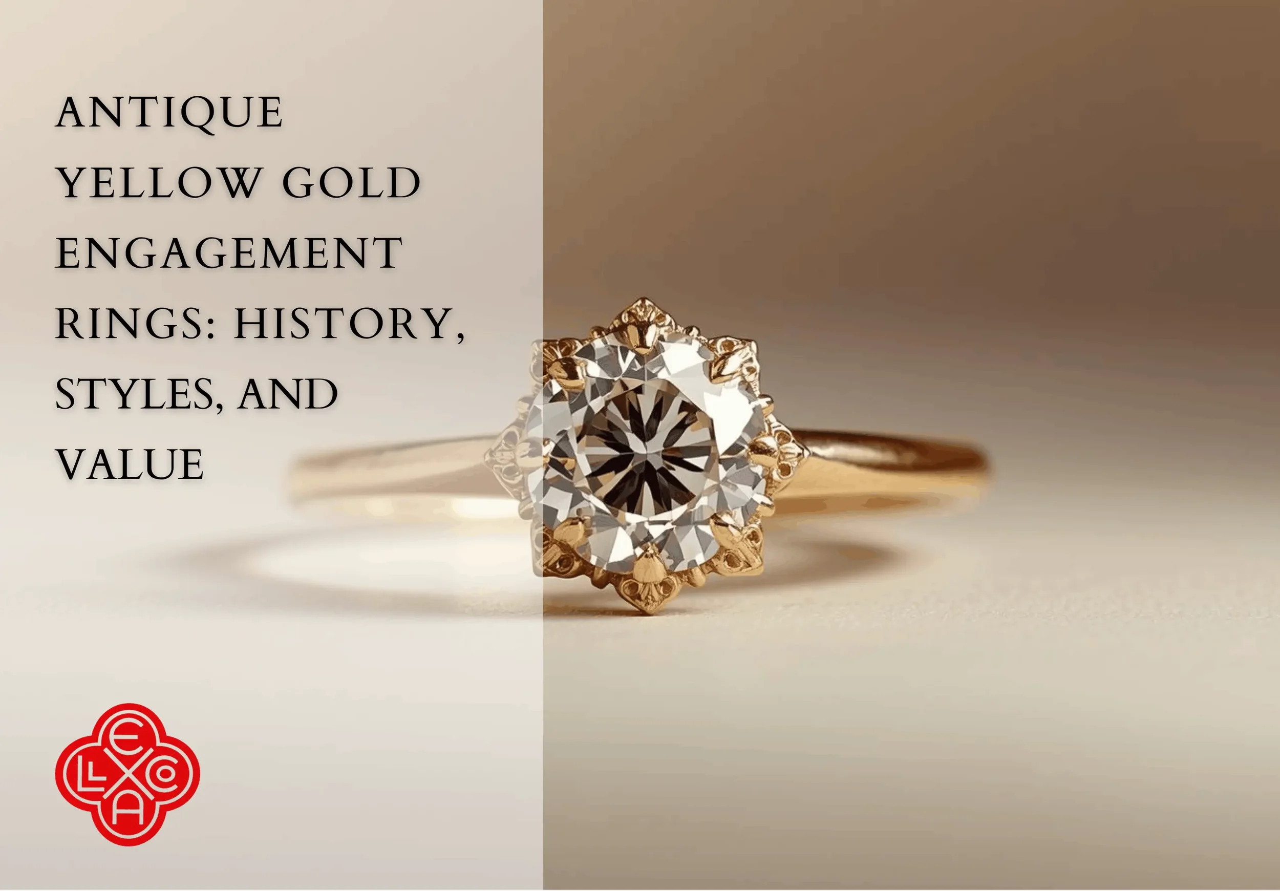 Antique Yellow Gold Engagement Rings: History, Styles, and Value