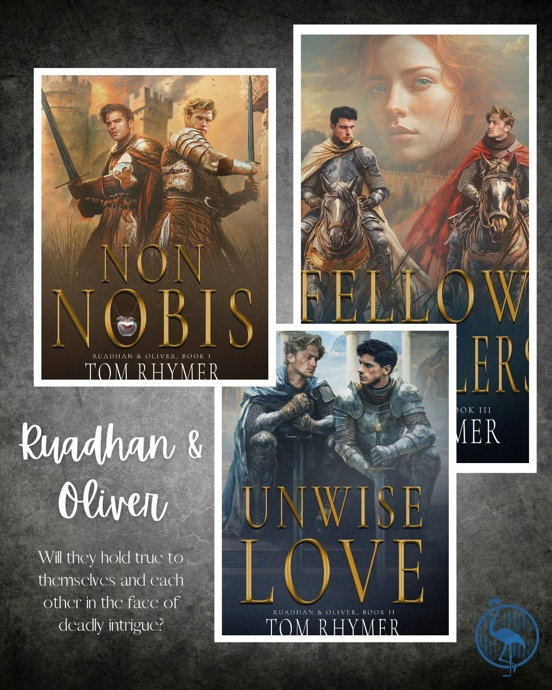 Ruadhan &amp; Oliver journey is available now.

Check out this M|M Historical Romance

Ruadhan &amp; Oliver Series by @tom.rhymer 

Available on Amazon, B&amp;N and in Kindle Unlimited

Blurb taken from Non Nobis, Book 1:
Oliver Oakeshott, misbehavin