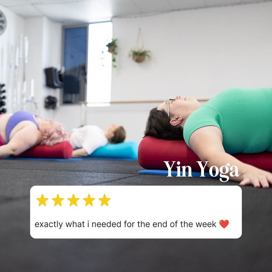 Need a reset? ✨Yin yoga is a slow-paced style of yoga with postures, or asanas, that are held for longer periods of time &mdash; ranging from 45 seconds to five minutes to allow for a great stretch (mentally and physically). This class is perfect if 