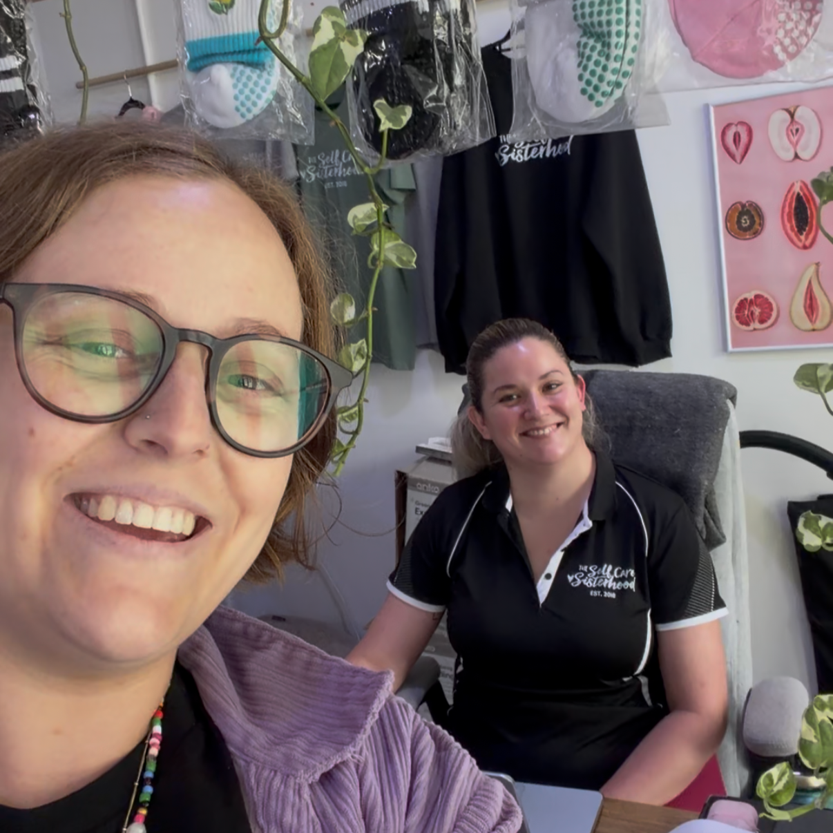 SCS Owner Chloe (left) and Manager Toni (right) in the office smiling