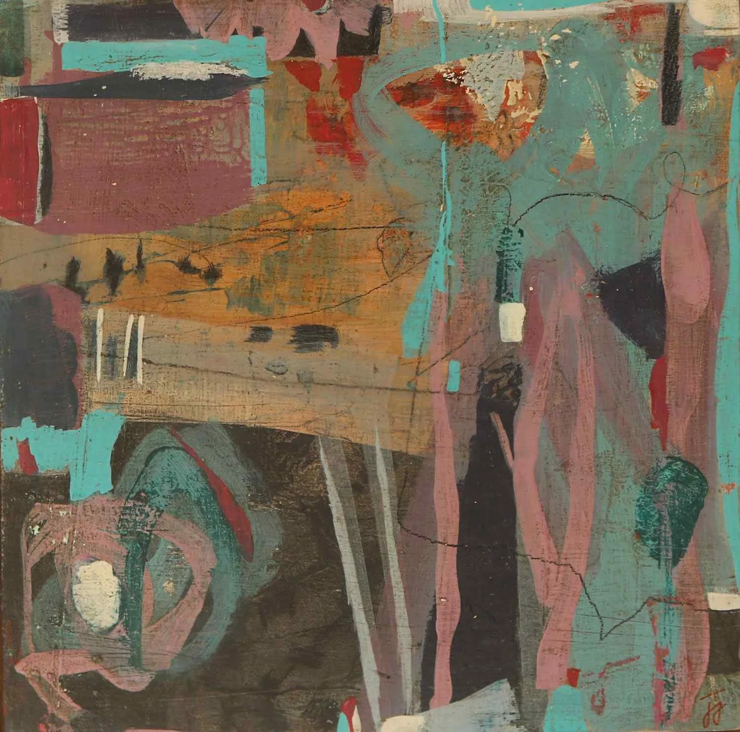 Yearning - 1 of 2, an abstract artwork by Jacquline Joosen.