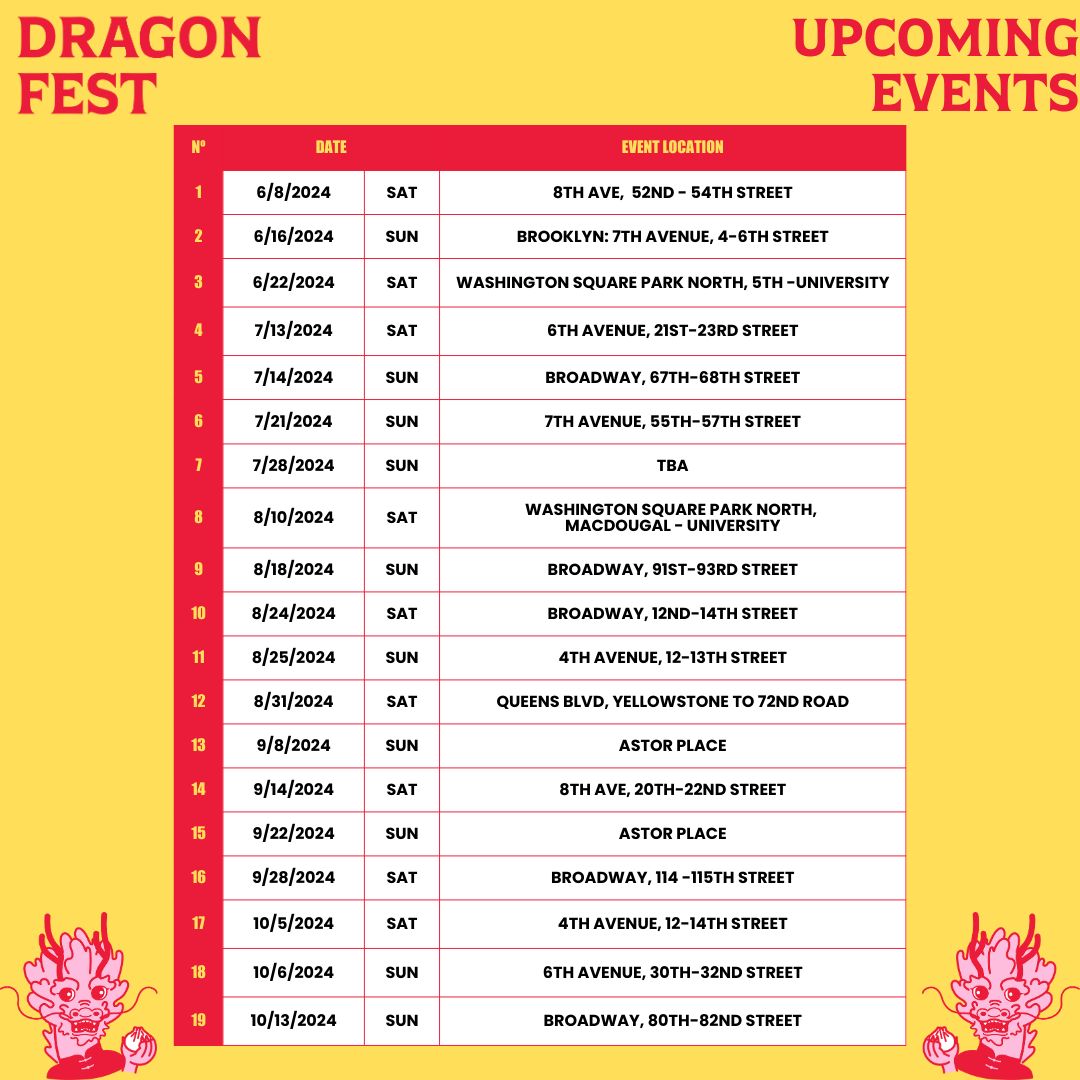 Dragon Festival in NYC 2025