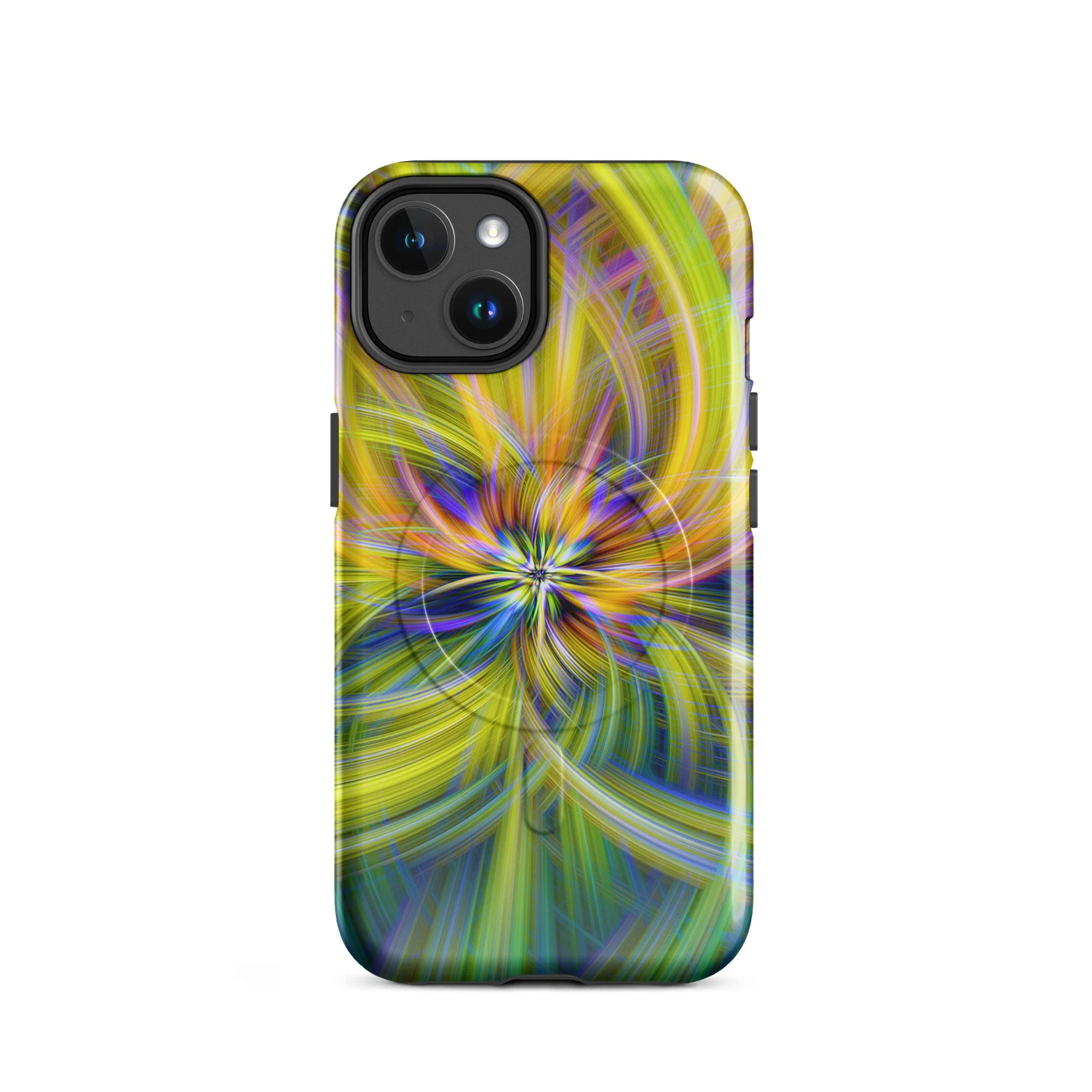 Vibrant Abstract MagSafe Tough Case for iPhone, Art Case