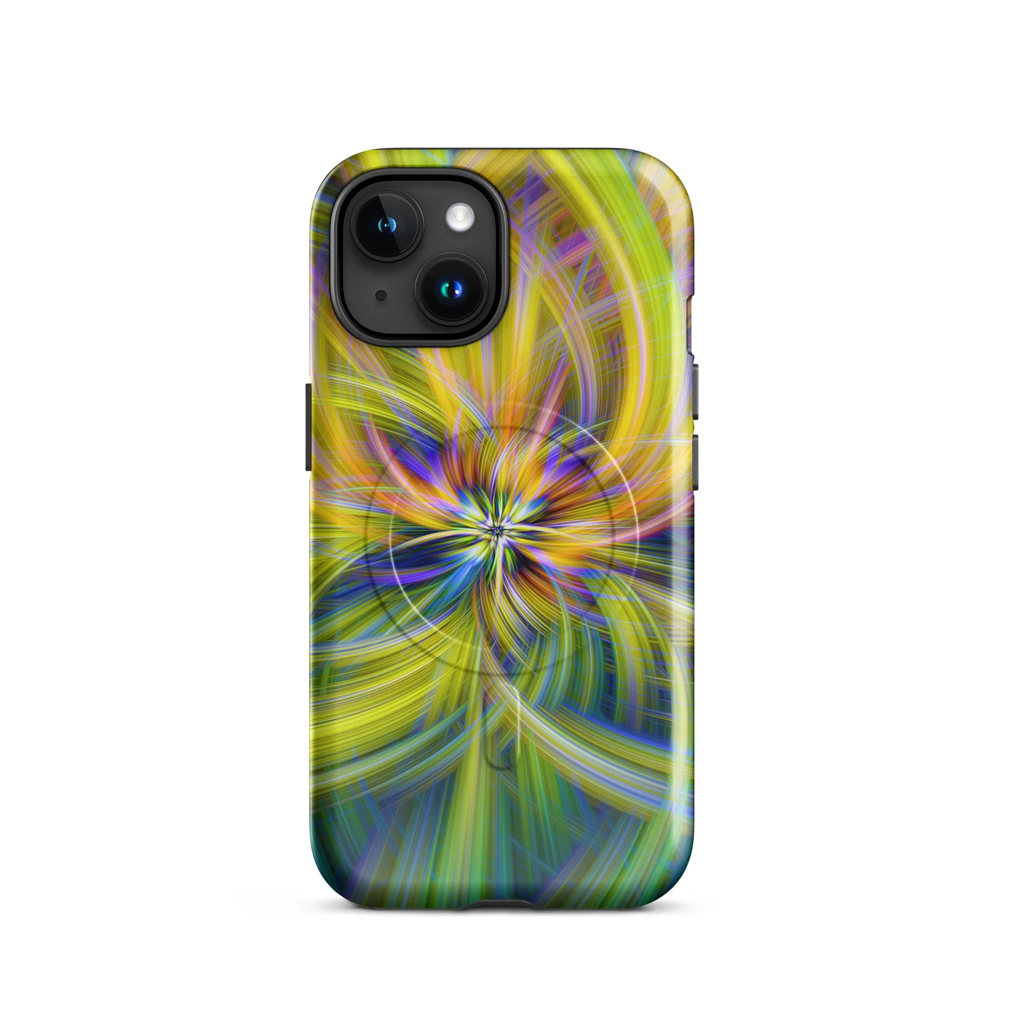 Vibrant Abstract MagSafe Tough Case for iPhone, Art Case