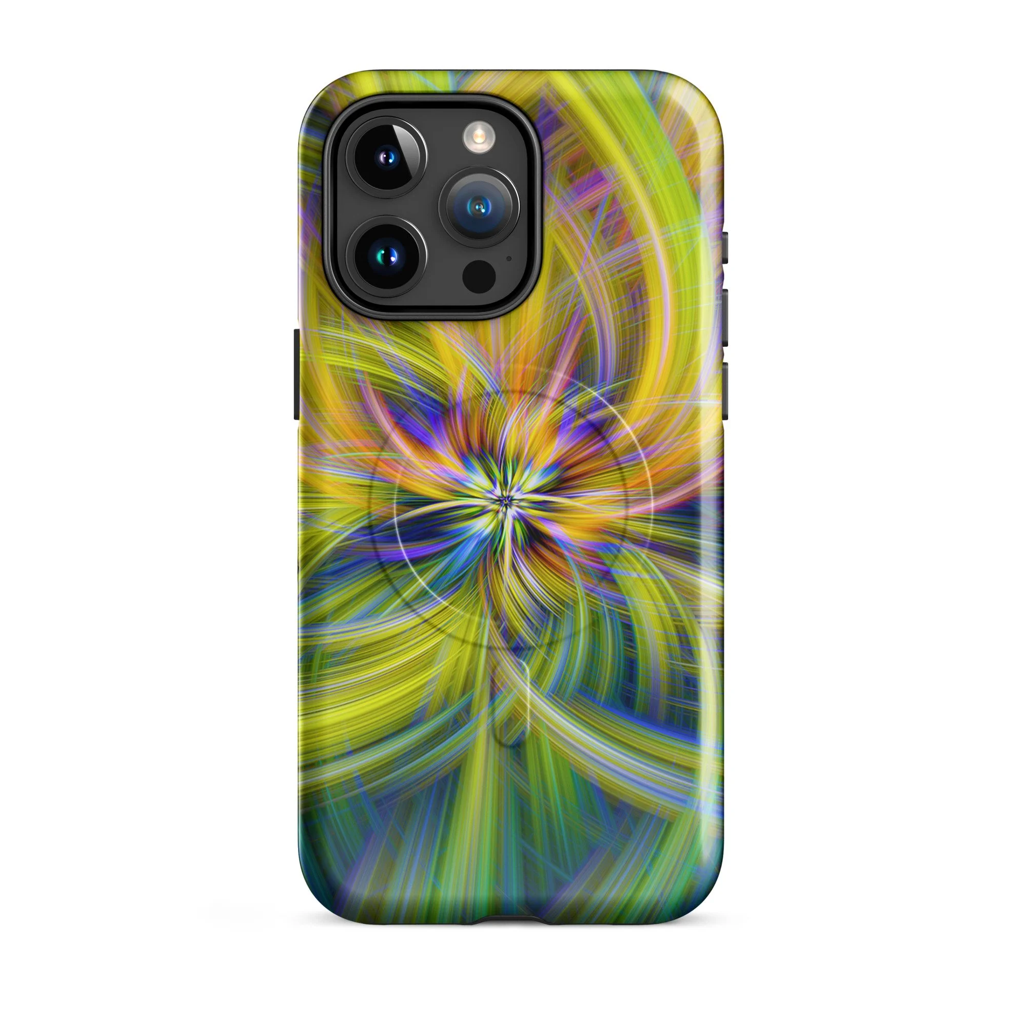 Vibrant Abstract MagSafe Tough Case for iPhone, Art Case